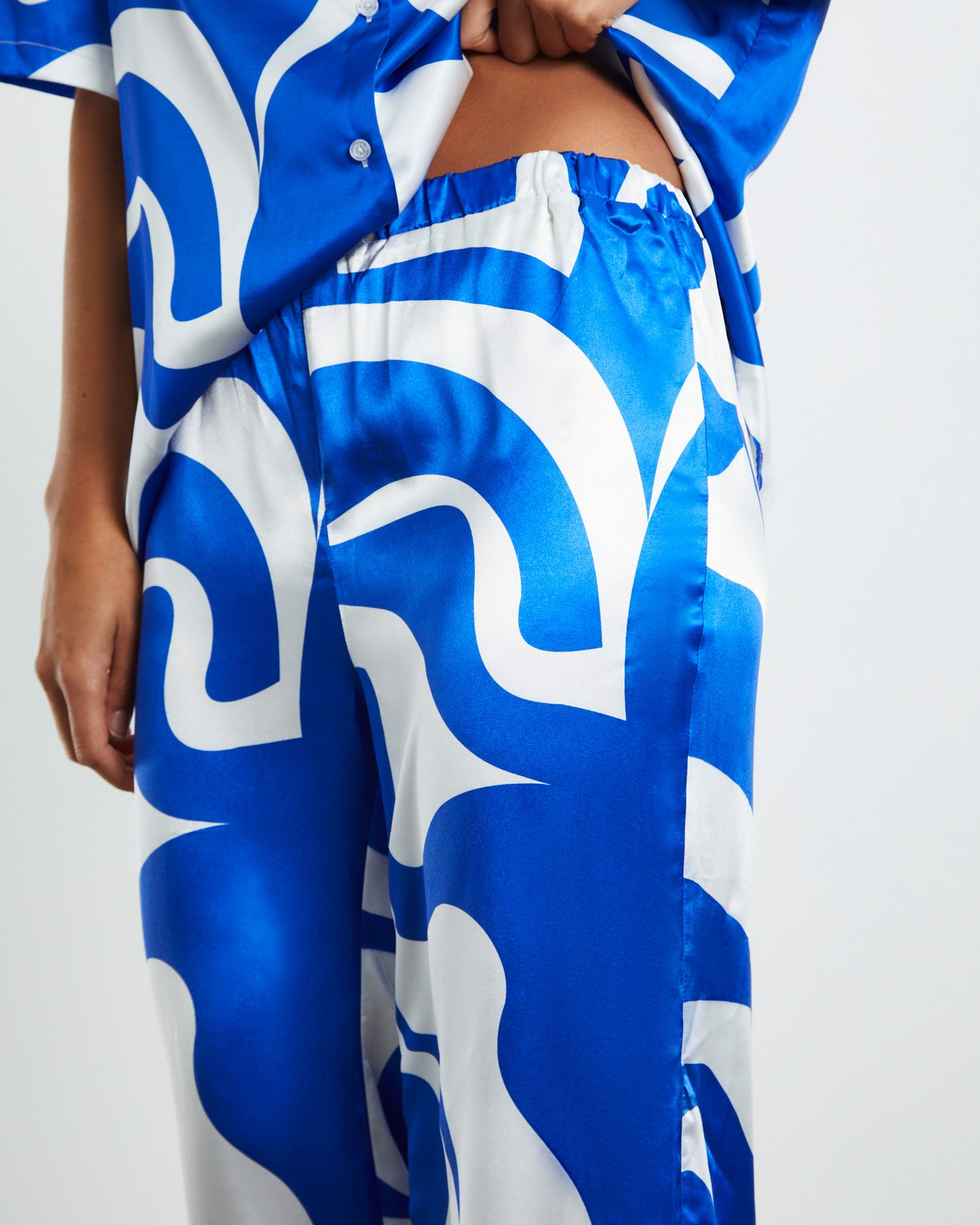 Indi Pants Blue Swirl