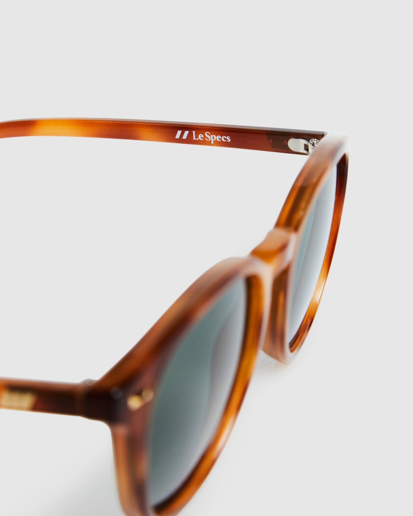 Bandwagon Sunglasses Vintage Tort/Green Mono