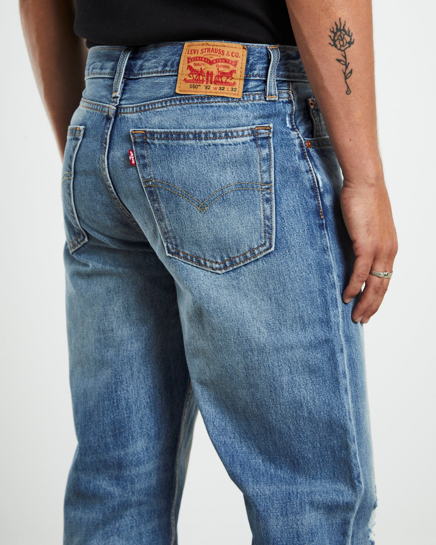 550 '92 Relaxed Denim Jeans Whats Going On DX