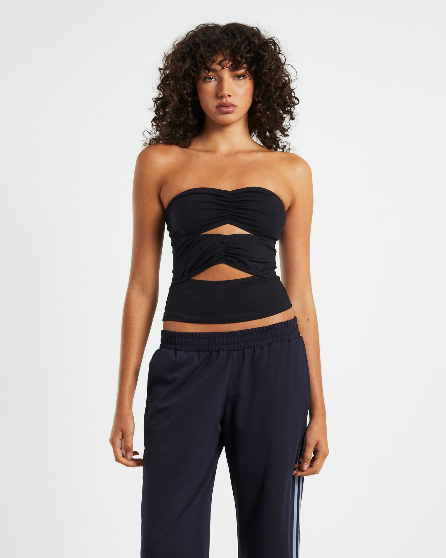 Dayu Crop Top Black