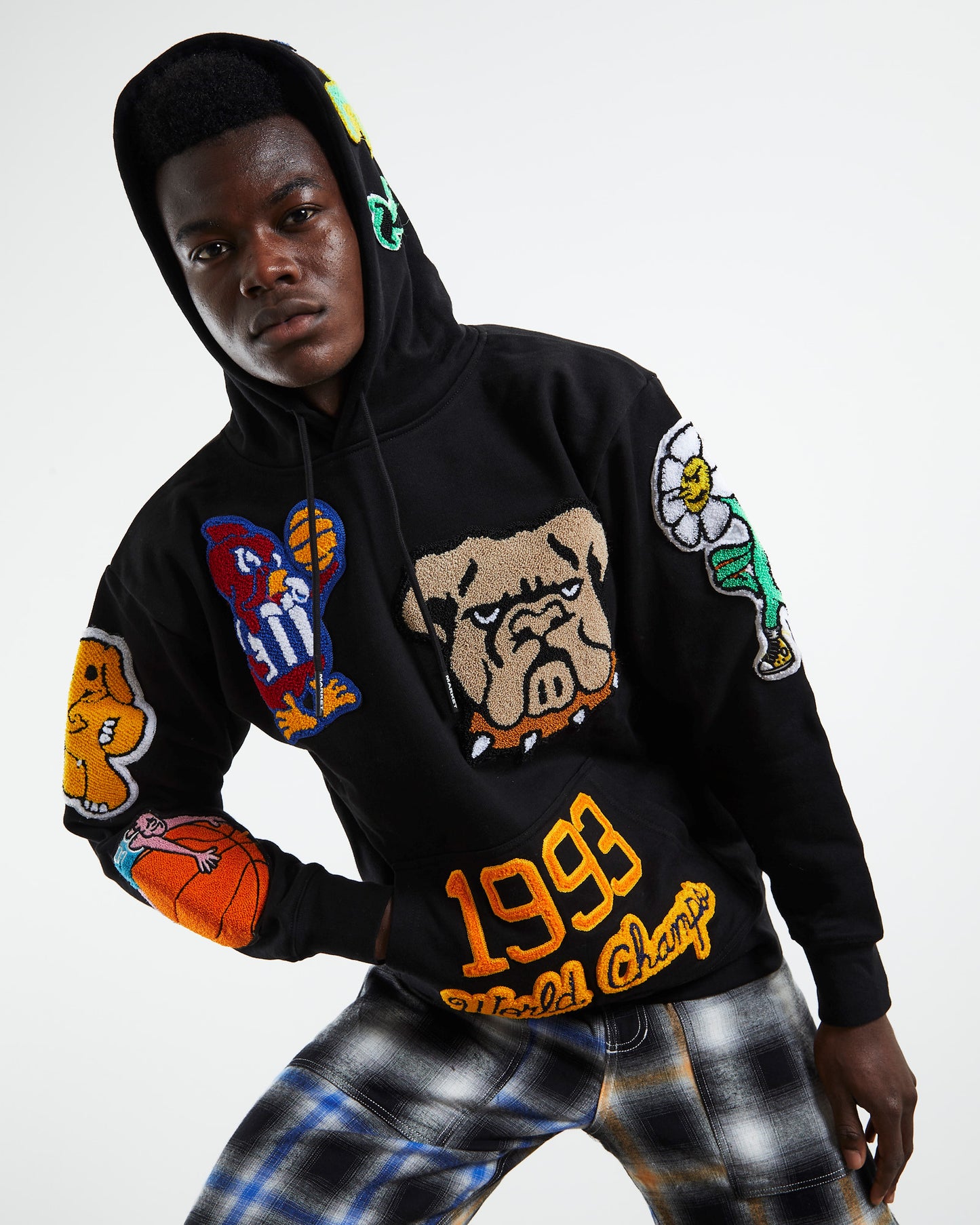 Varsity Overload Hoodie Black