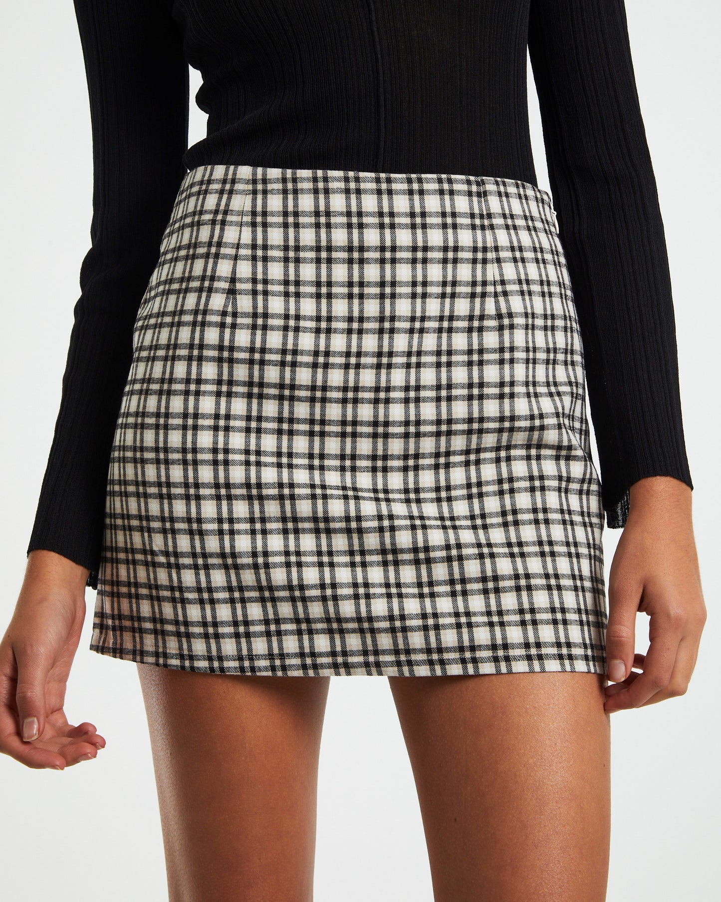 Kerby Check Mini Skirt in Assorted