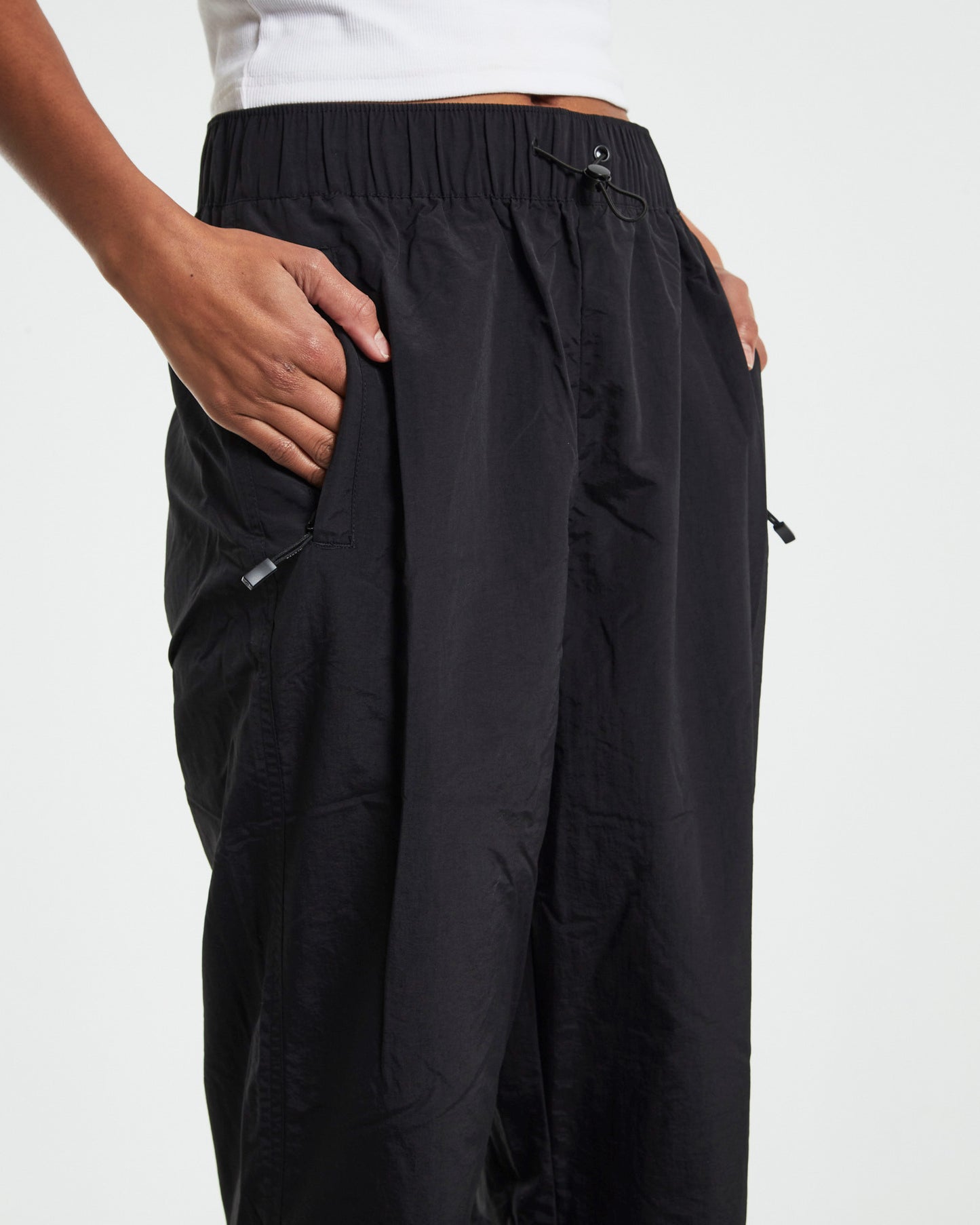 Recycled Spray Pants Black