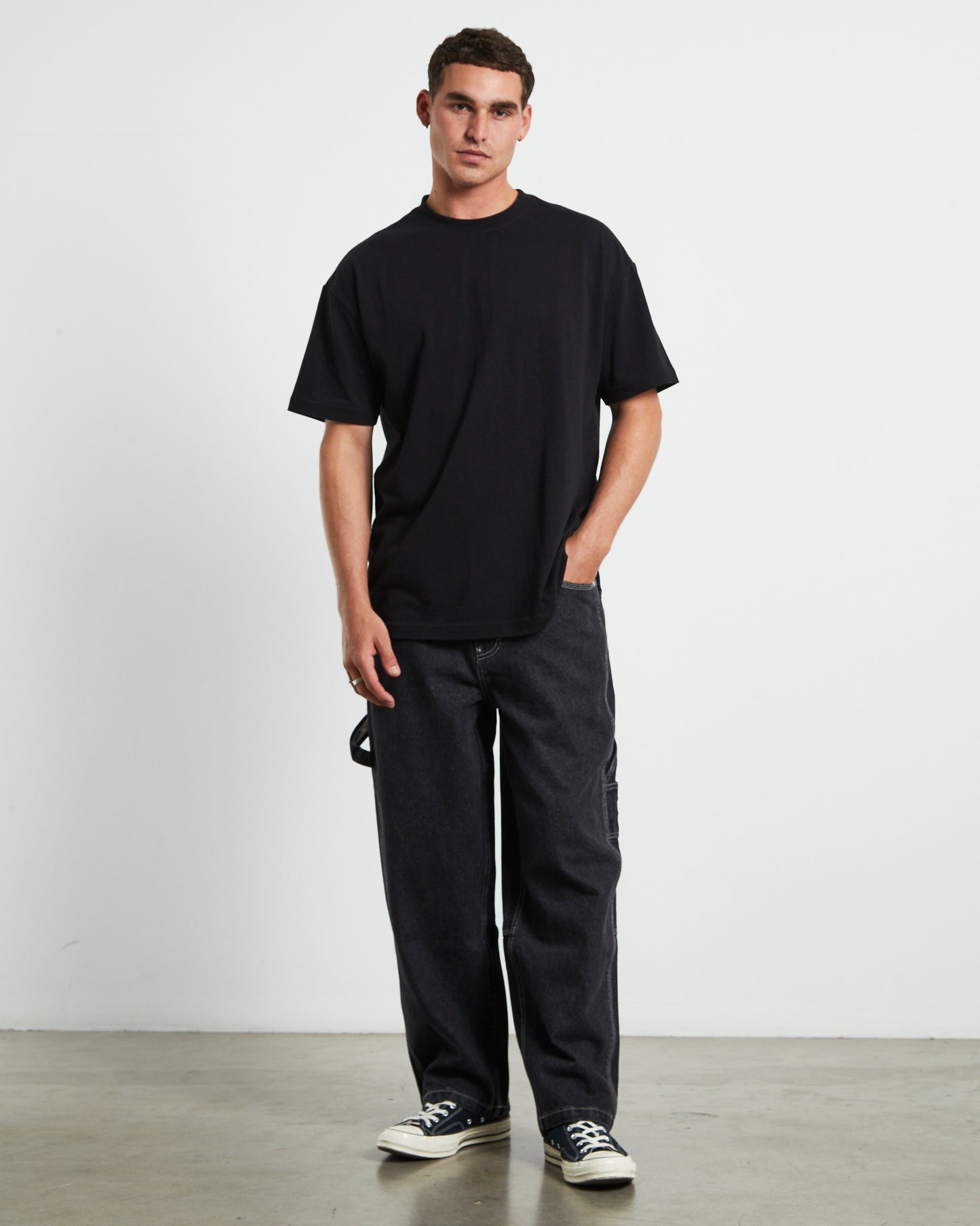 Sretford Y2K Cargo Jeans in Black