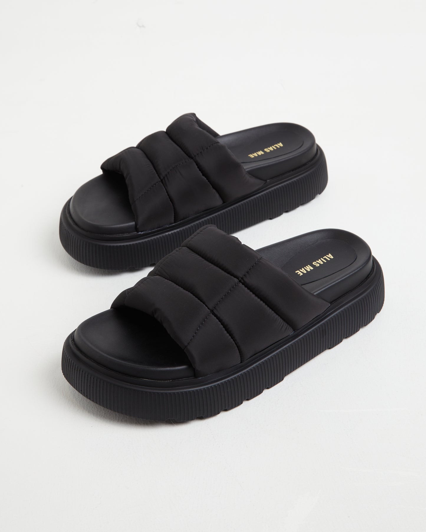 Viviane Slides in Black