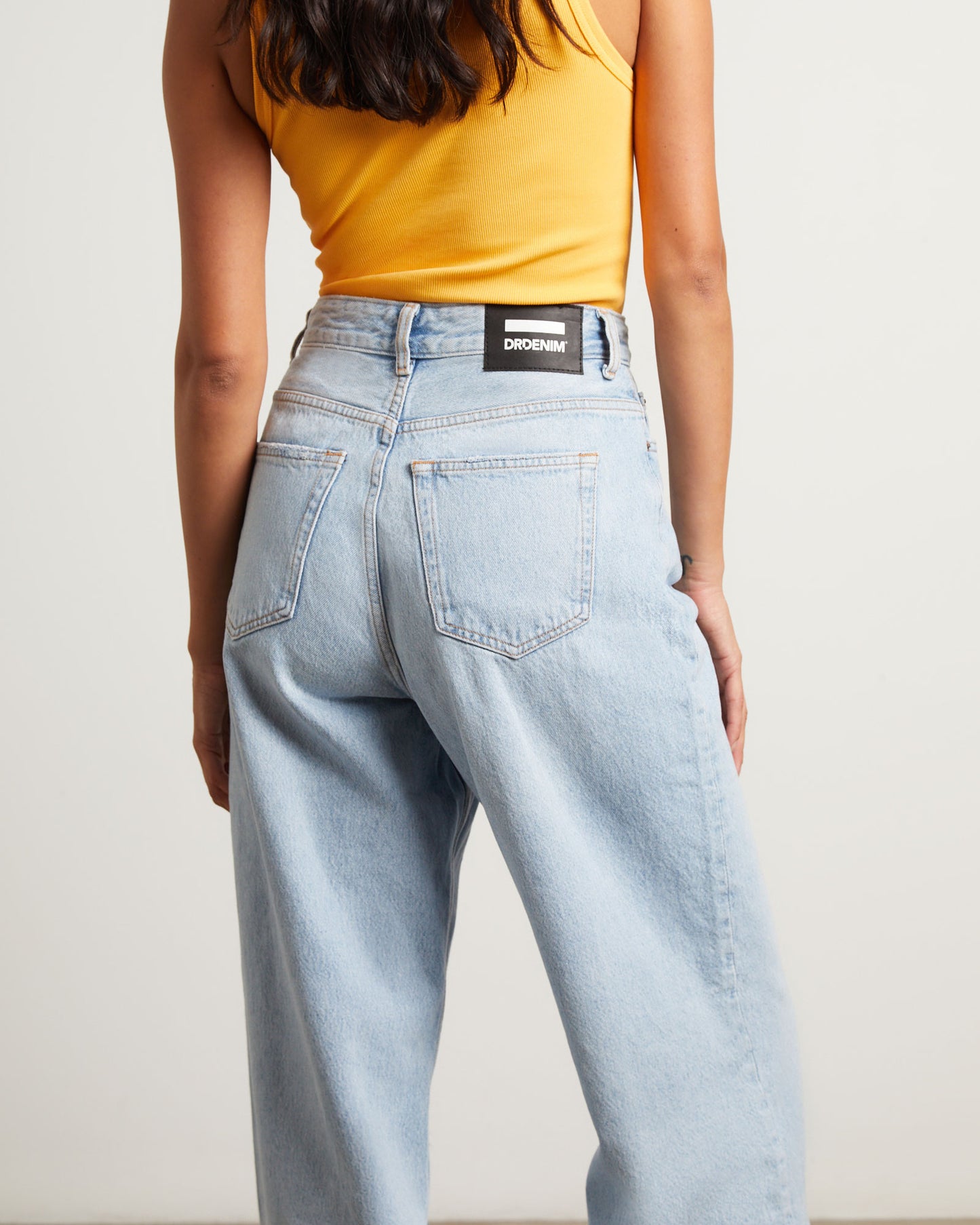 Donna Denim Jeans Stream Light Worn