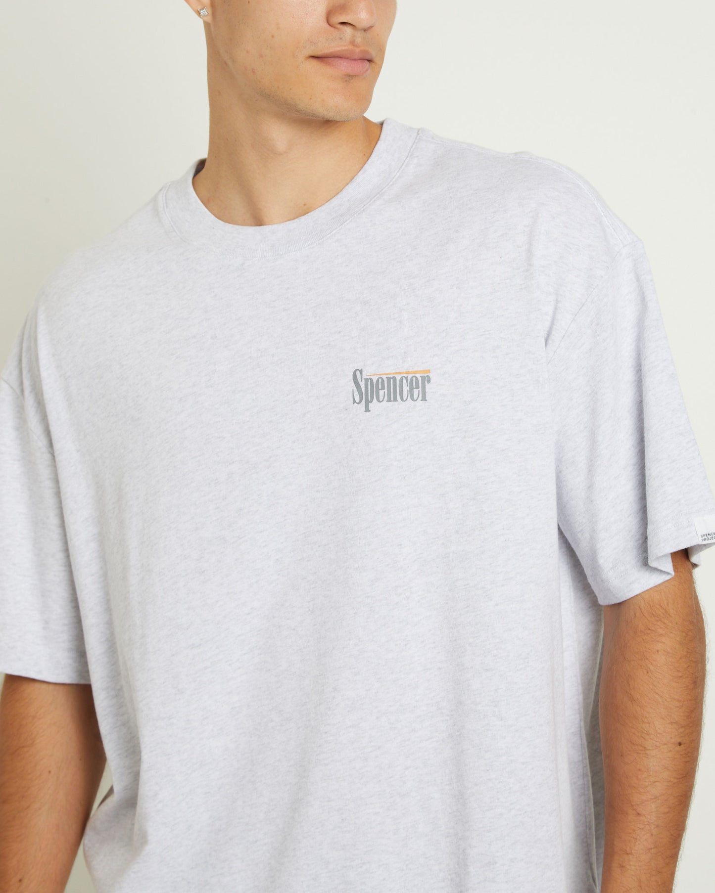 Pop Short Sleeve T-Shirt in Frost Marle Grey