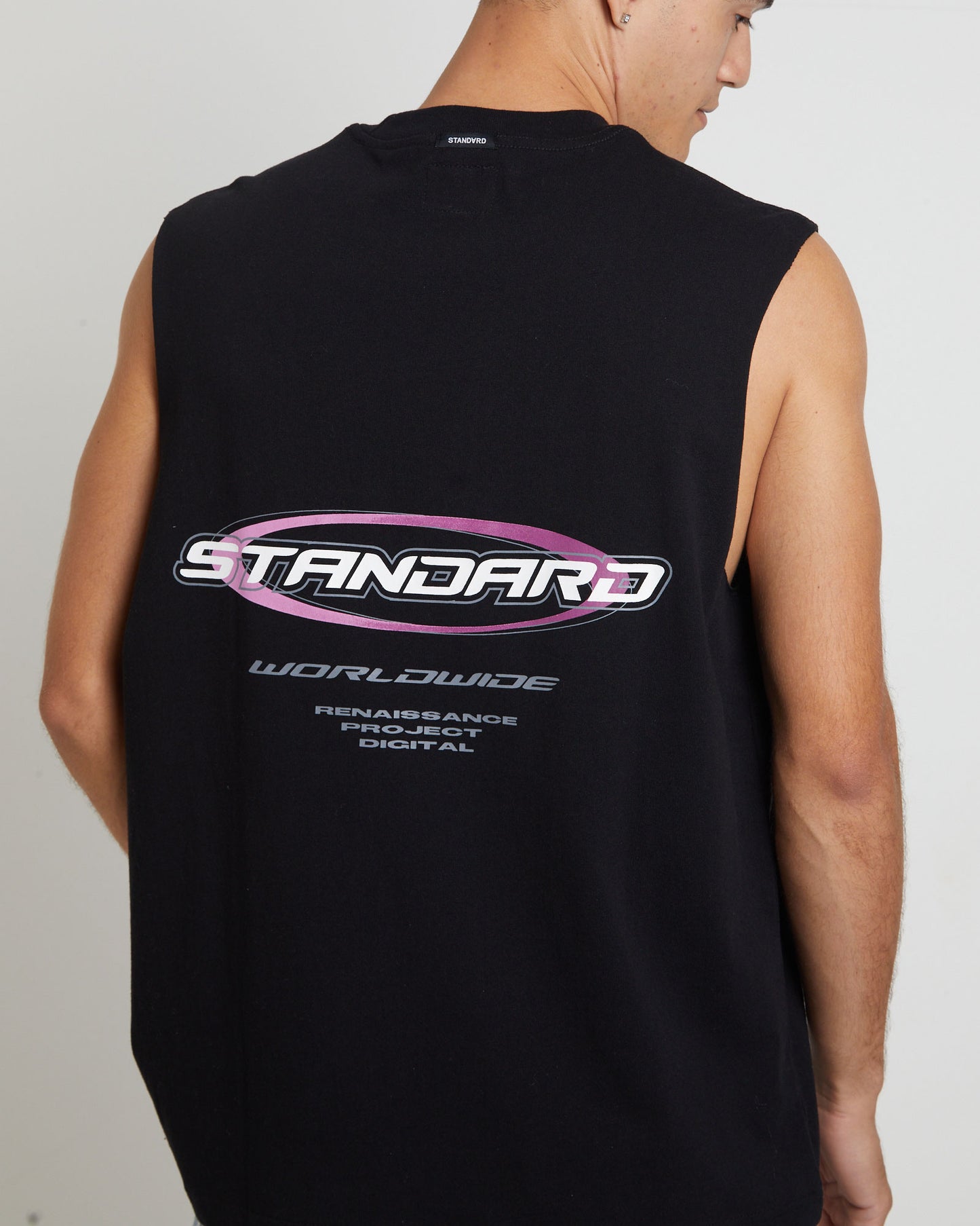 Blade Muscle Tee in Black