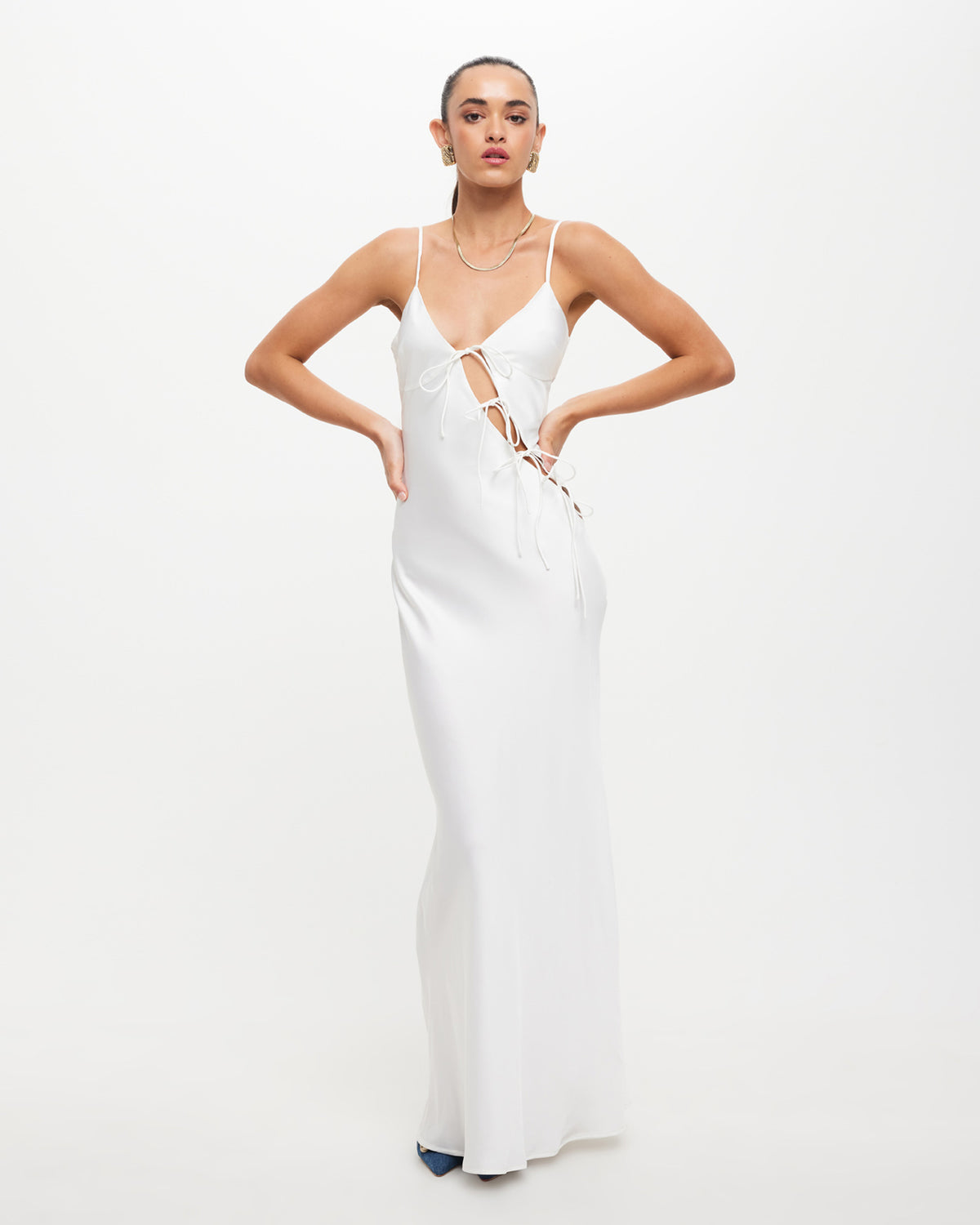 About A Girl Maxi Dress IVORY