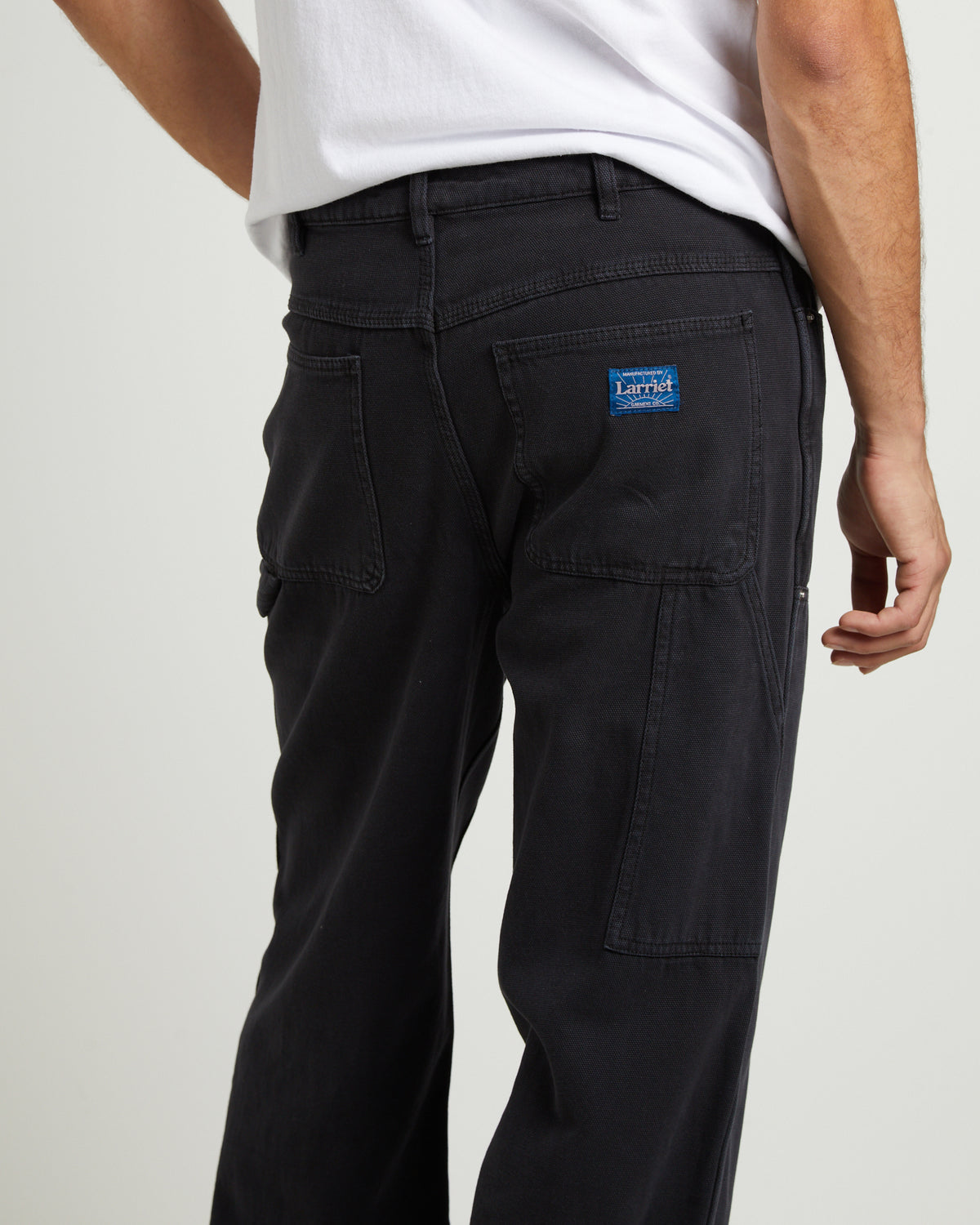 Double Knee Carpenter Pants USED BLACK