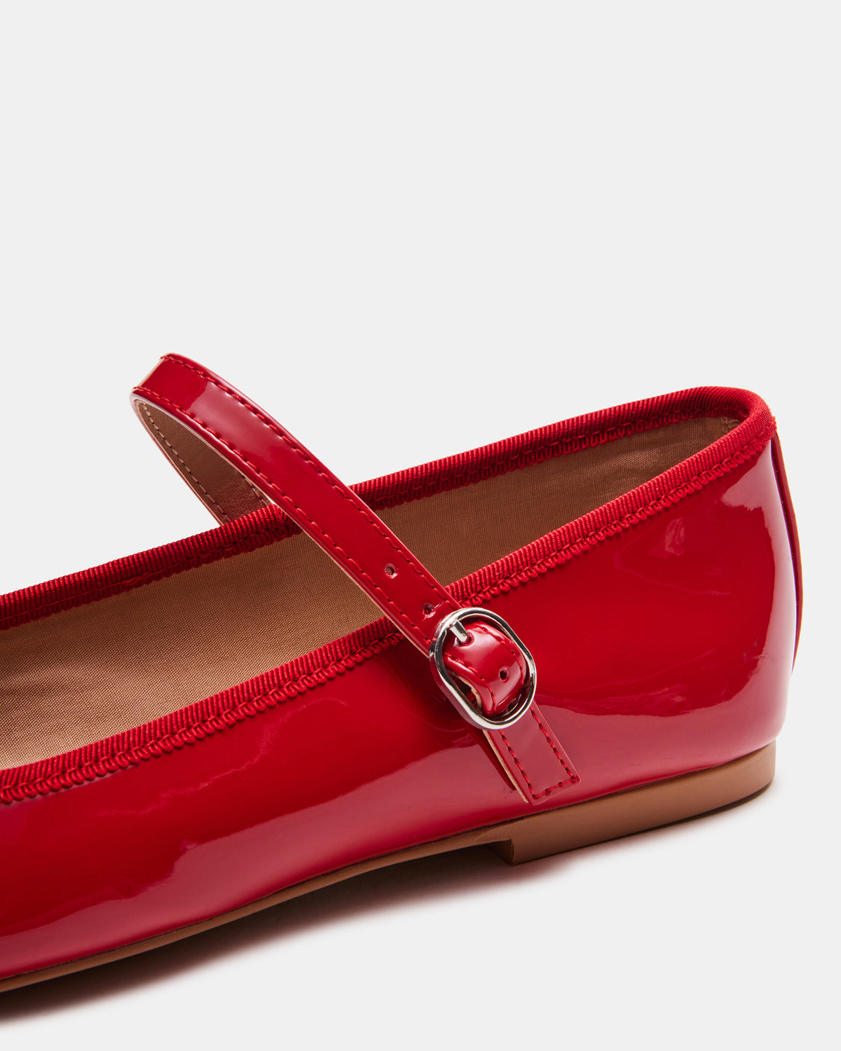 Vinetta Flats in Red Patent RED PATENT