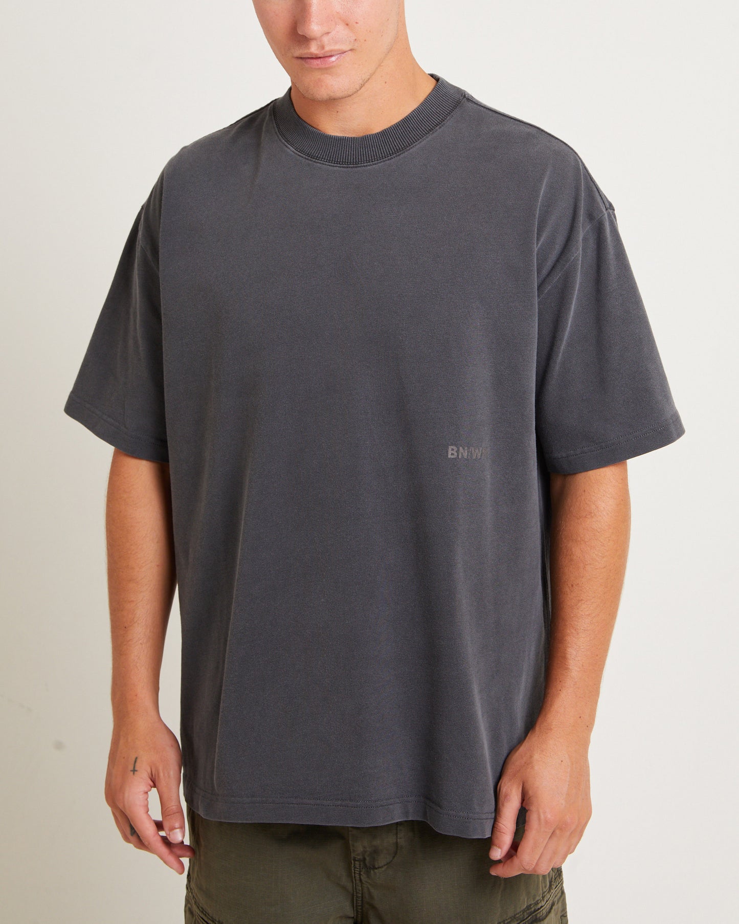 Relative Regulations Short Sleeve T-Shirt in Pewter Grey