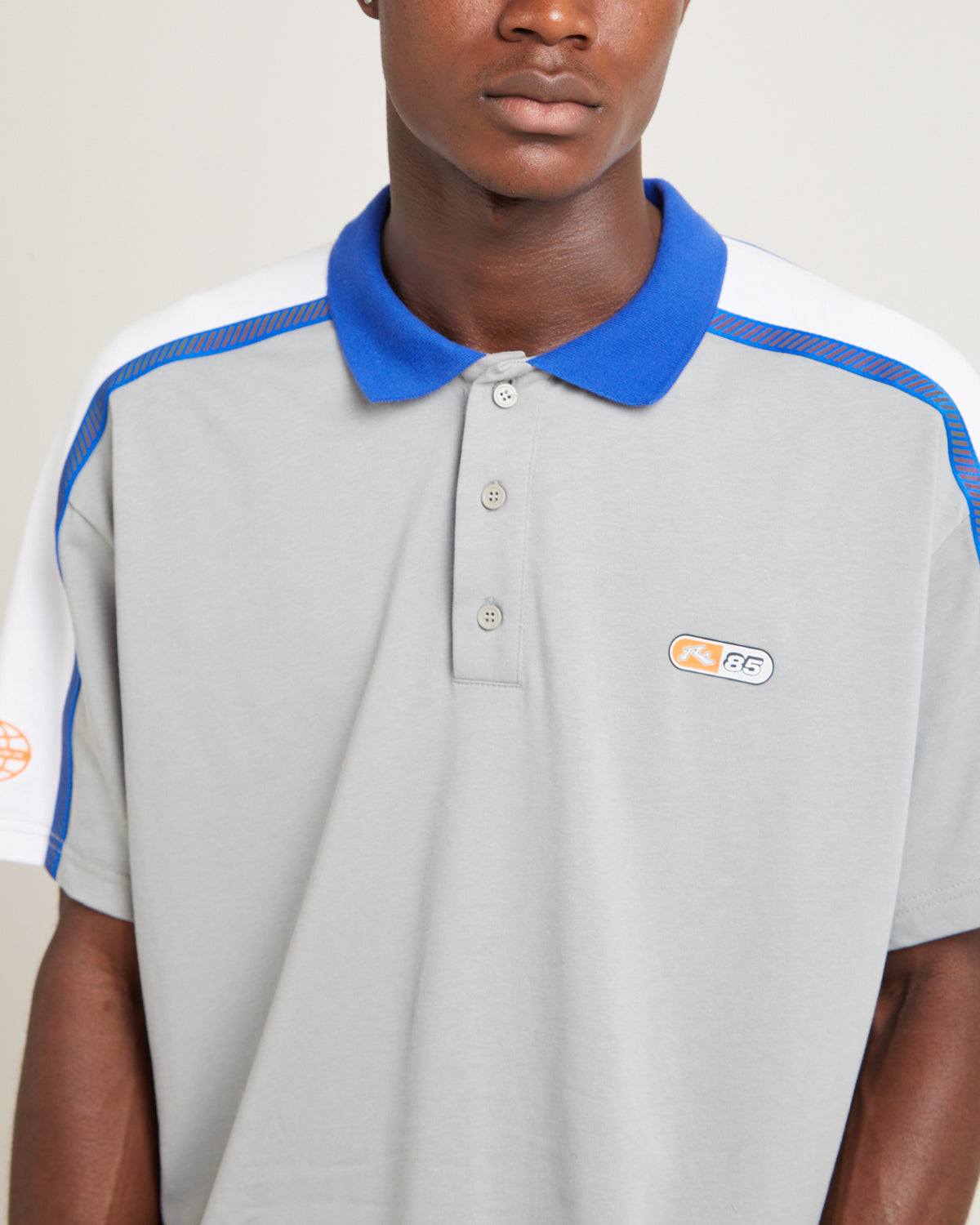 Oxecutioner Short Sleeve Polo Shirt Oyster Grey OYSTER GREY
