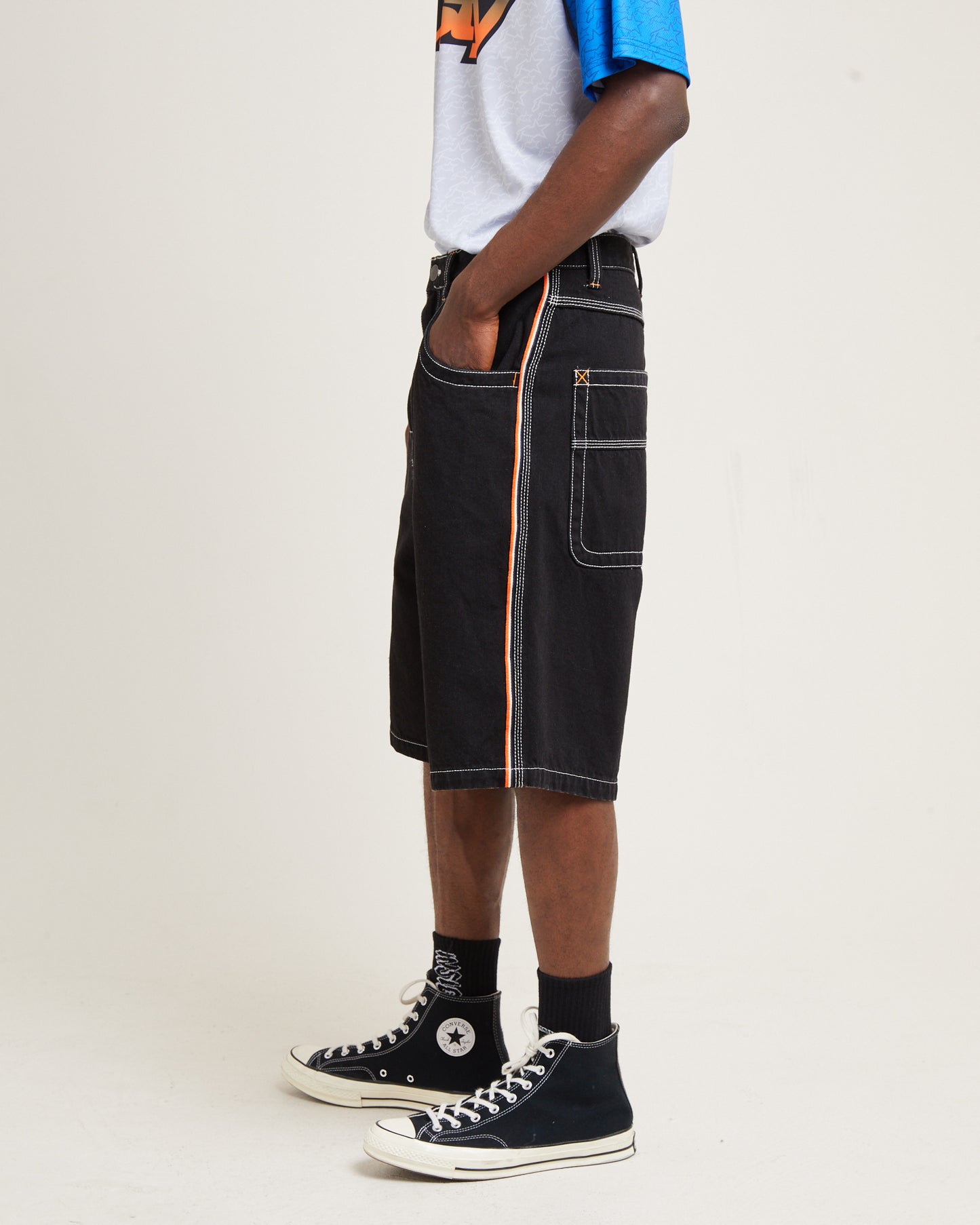 Flip Daddy Draggin Denim Jorts Black Out