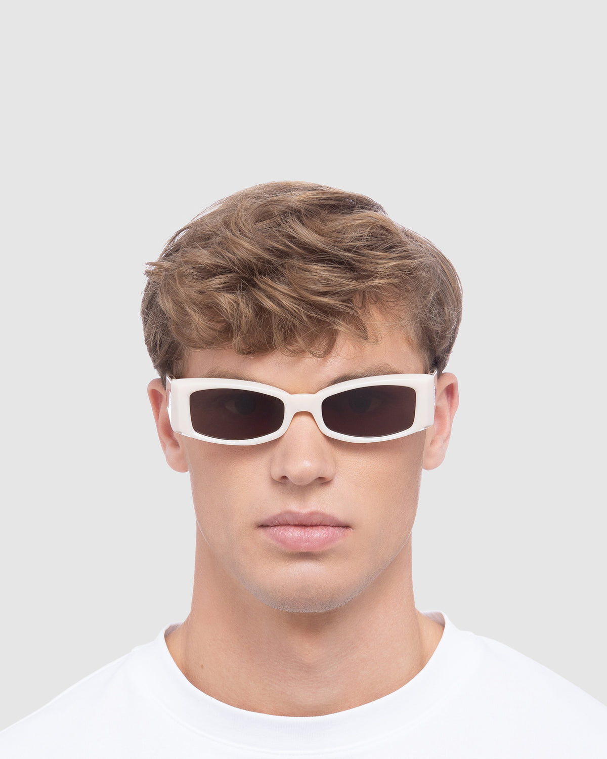 Afends X Le Specs Pretense Sunglasses Off White OFF WHITE