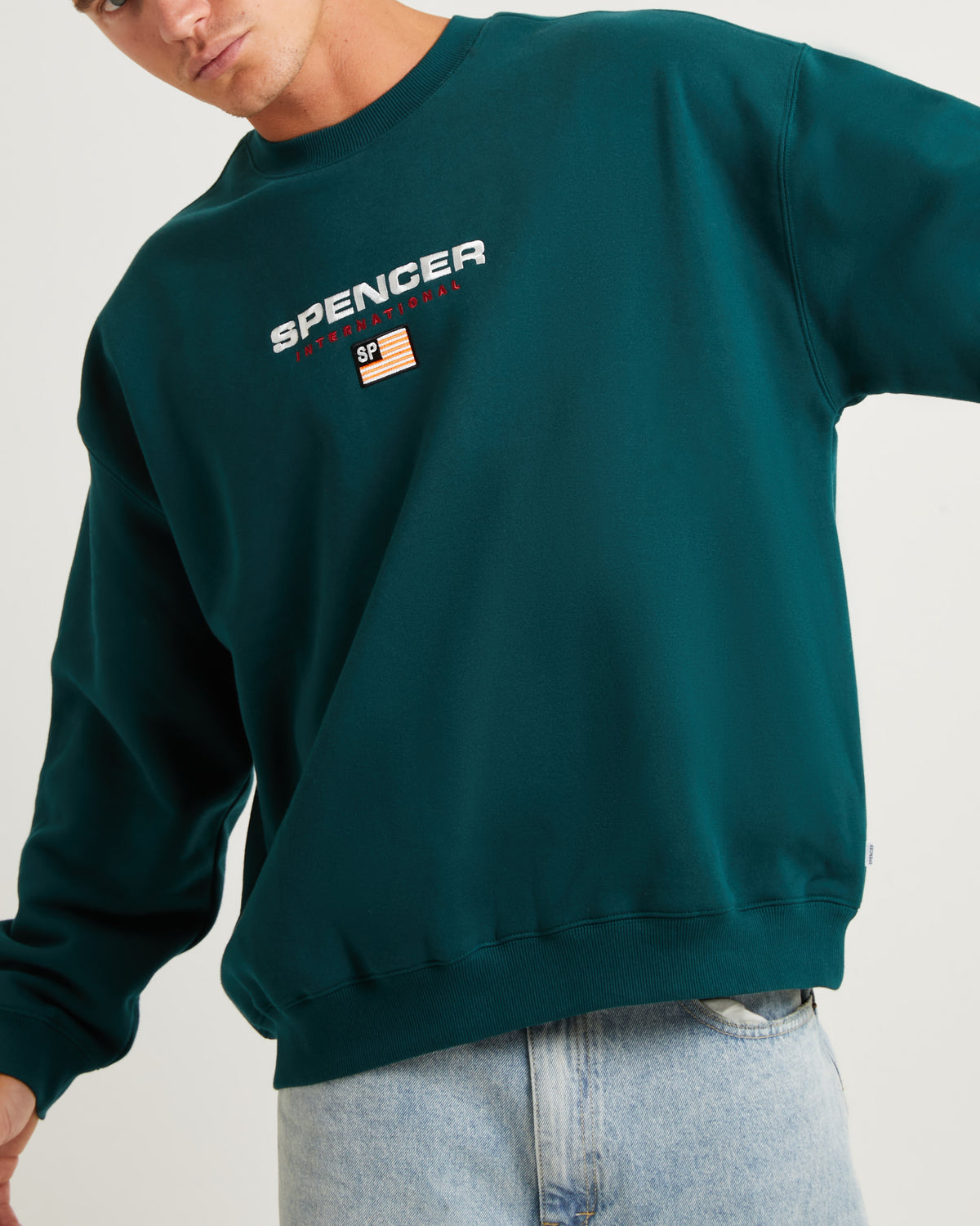International Crewneck Jumper BOTTLE