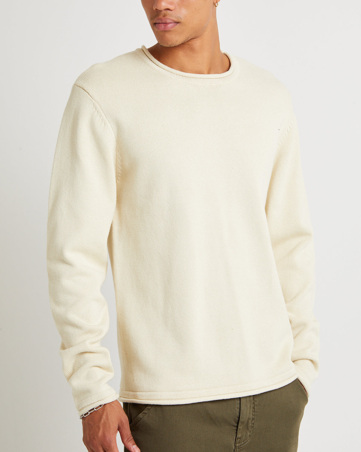Scotts Long Sleeve Knit Jumper NAT