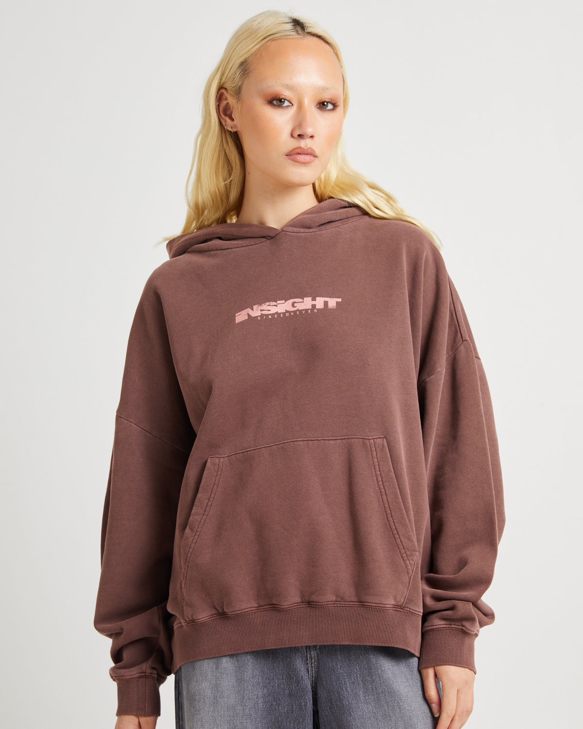 Establish Boyfriend Hoodie SEPIA