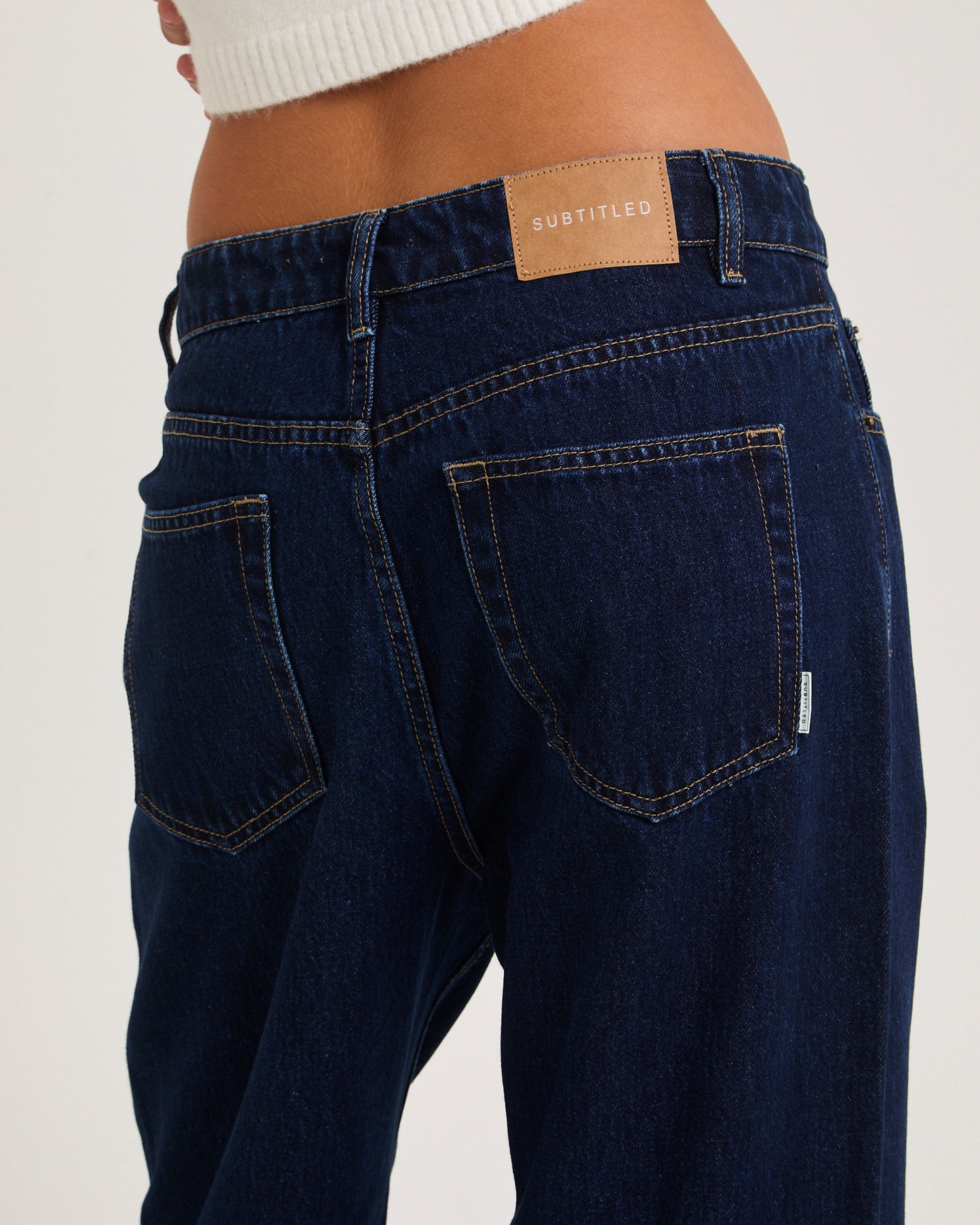 Alexa Mid Rise Relaxed Denim Jeans