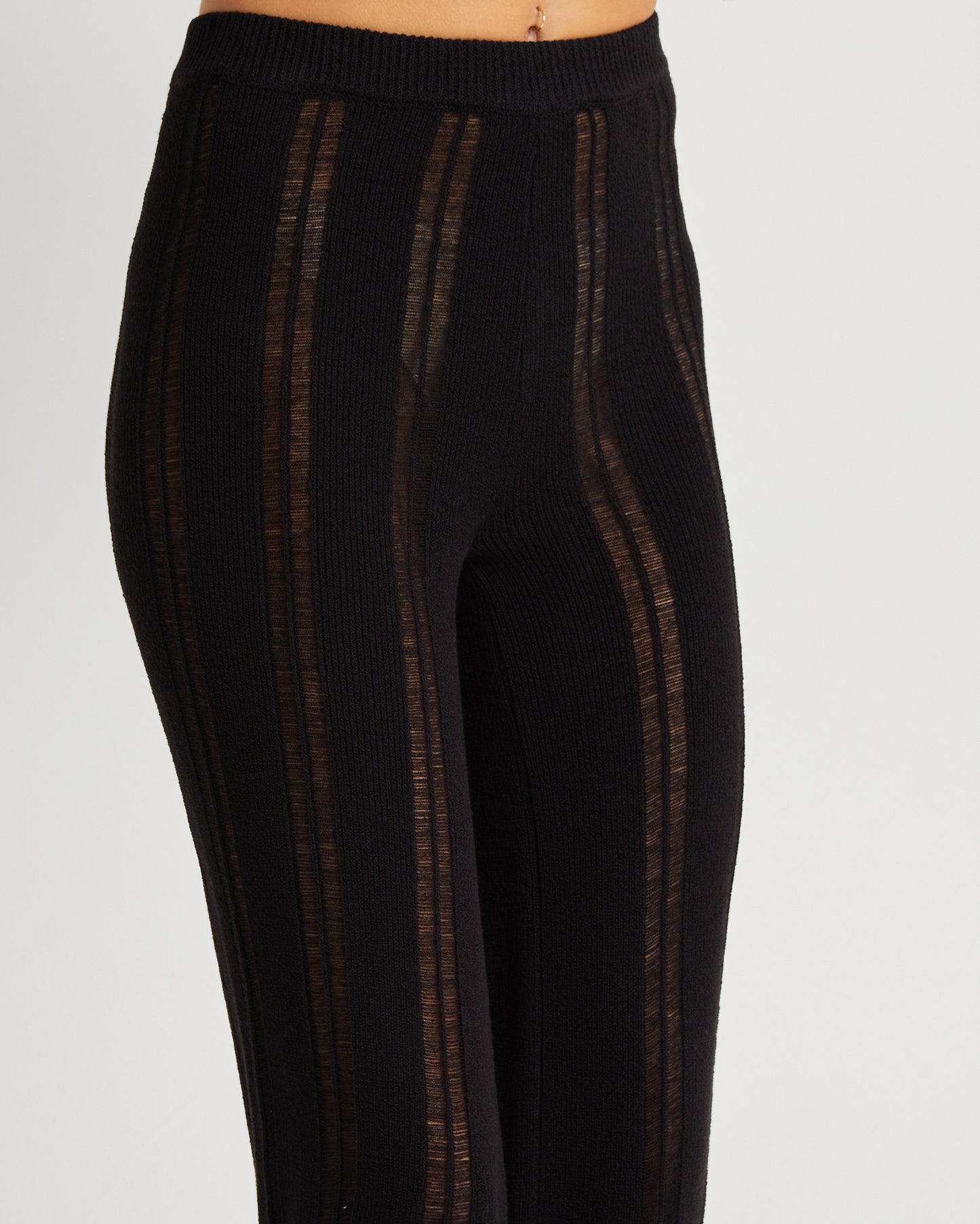 Ladder Knit Pants