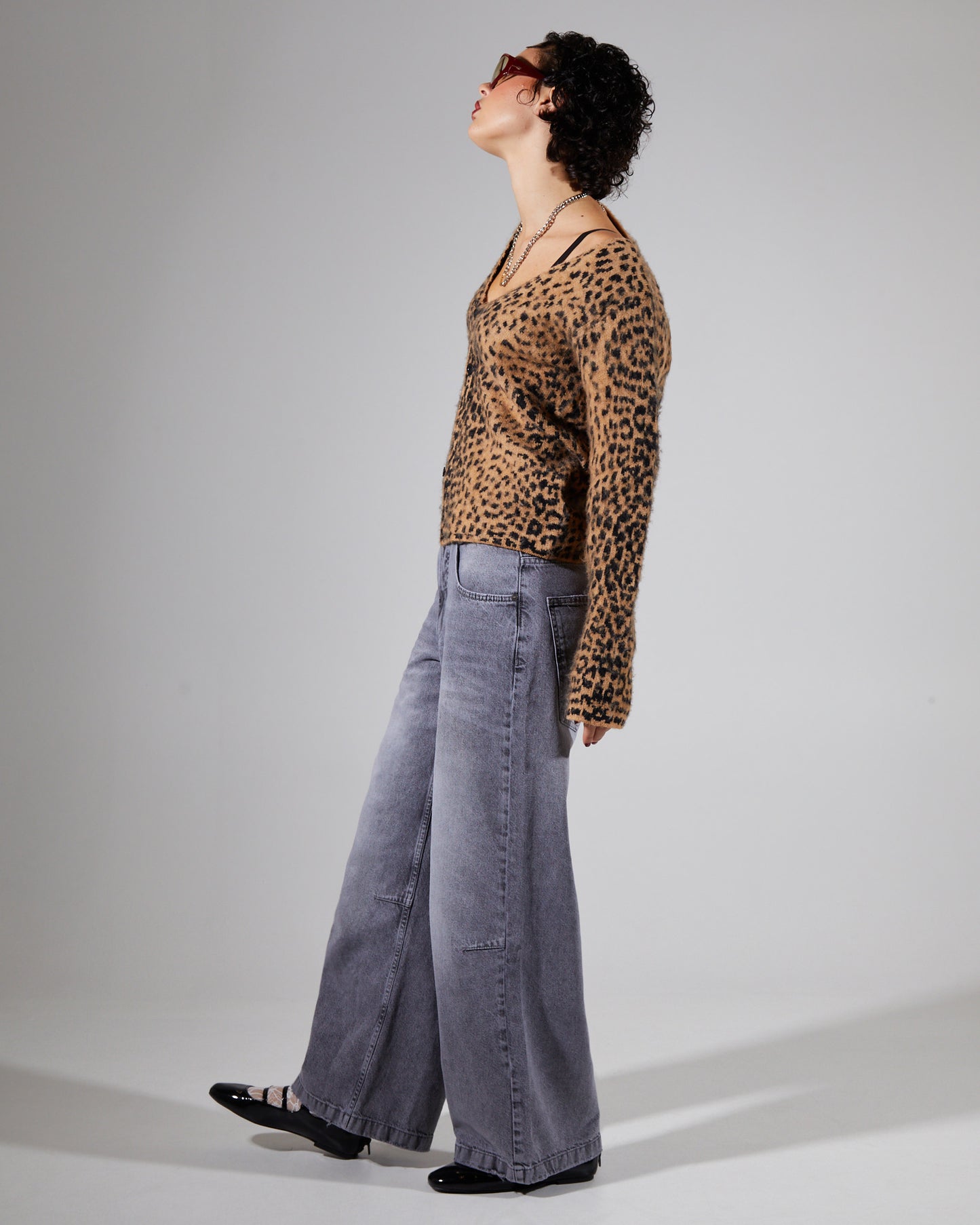 Leopard Chuck Cardigan