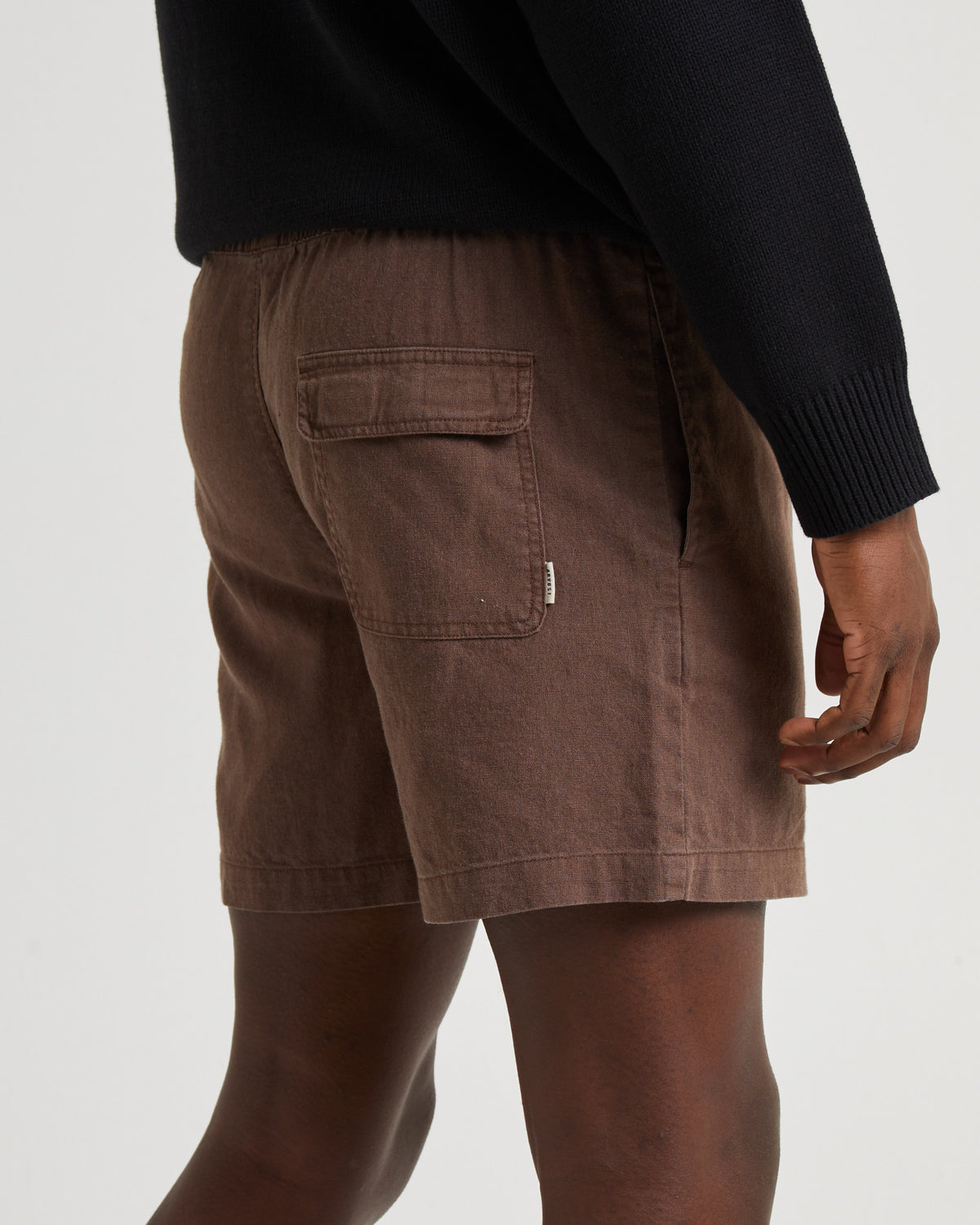 Puglia Linen Shorts UMBER