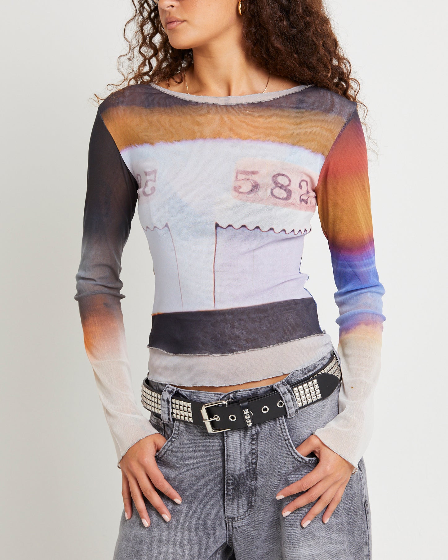 Film Print Long Sleeve Tee