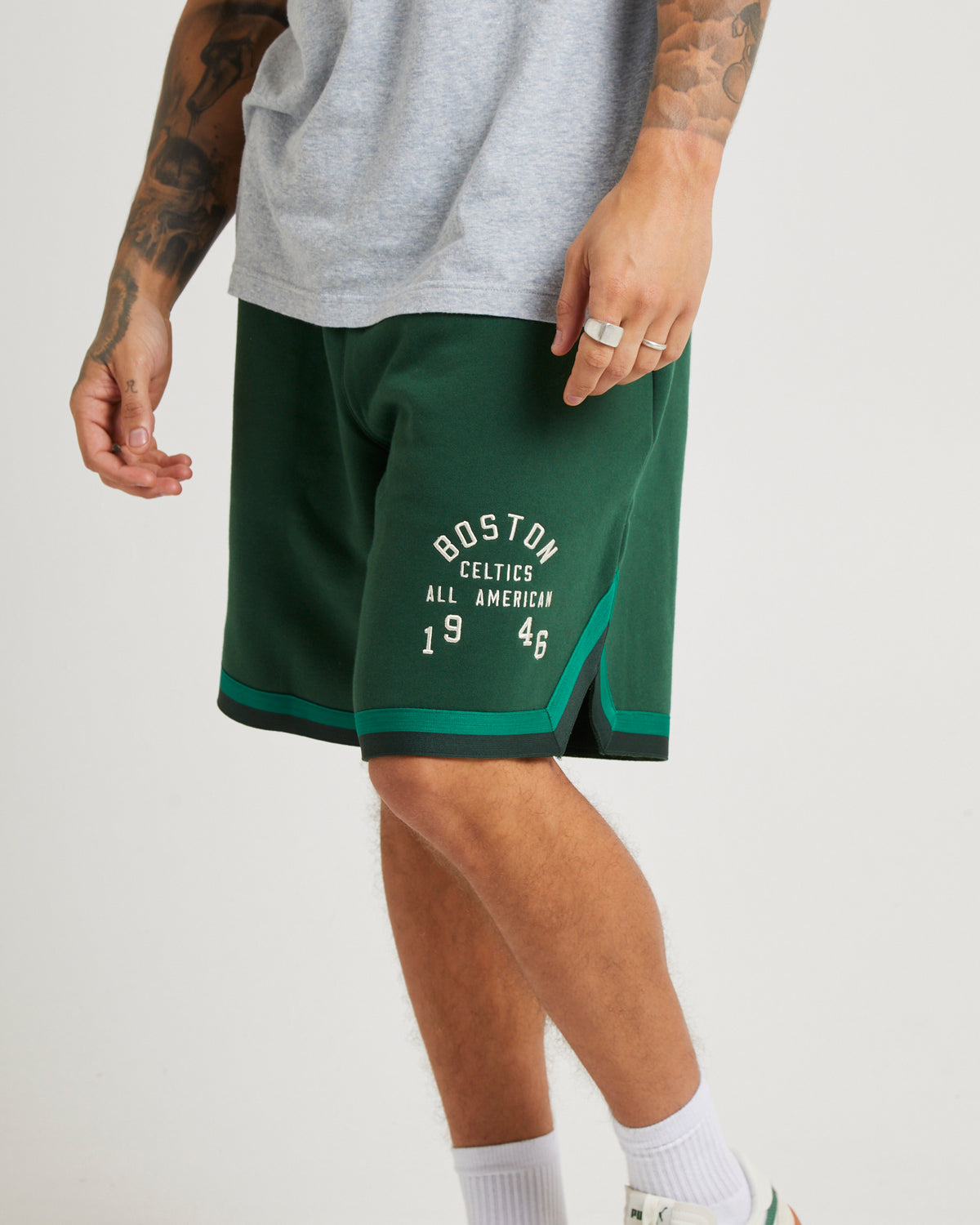 Boston Celtics All American Shorts FADED OK GREEN