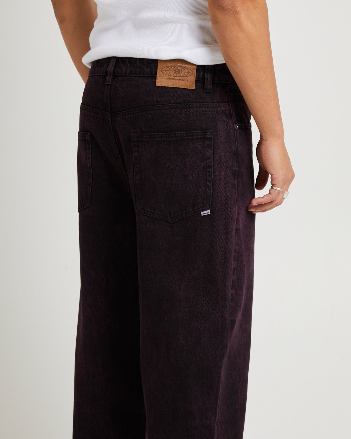 Wide Boy Denim Jeans PURPLE RINCE