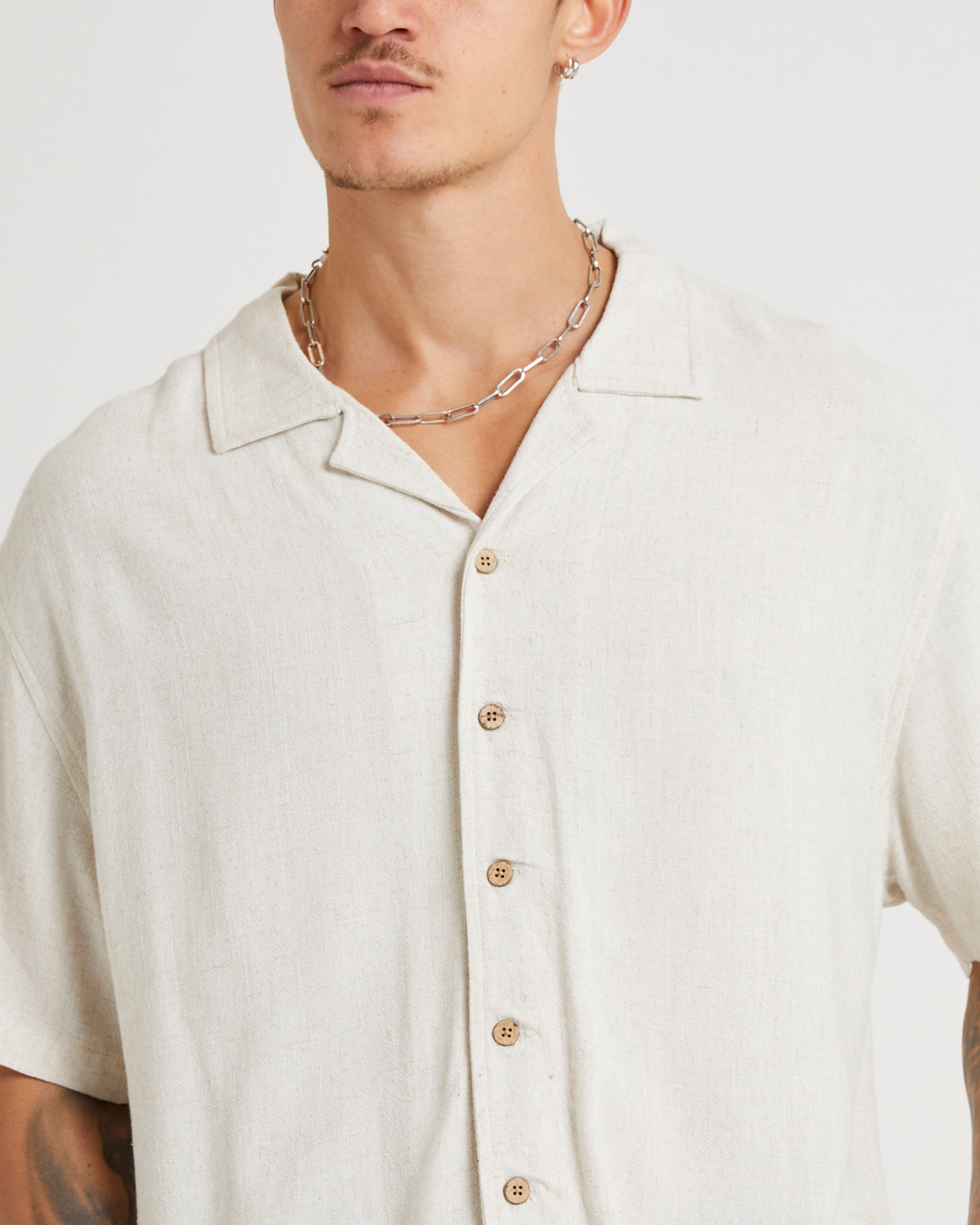 Ernie Resort Shirt OATMEAL