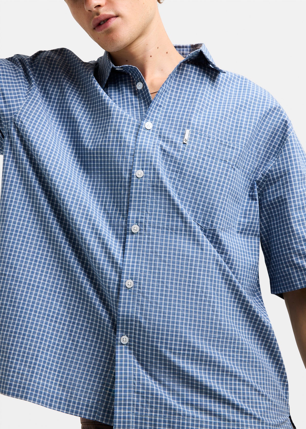 Skate Shirt INDIGO CHECK