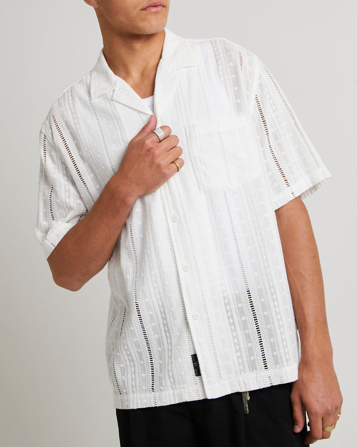Montell Resort Shirt WHITE