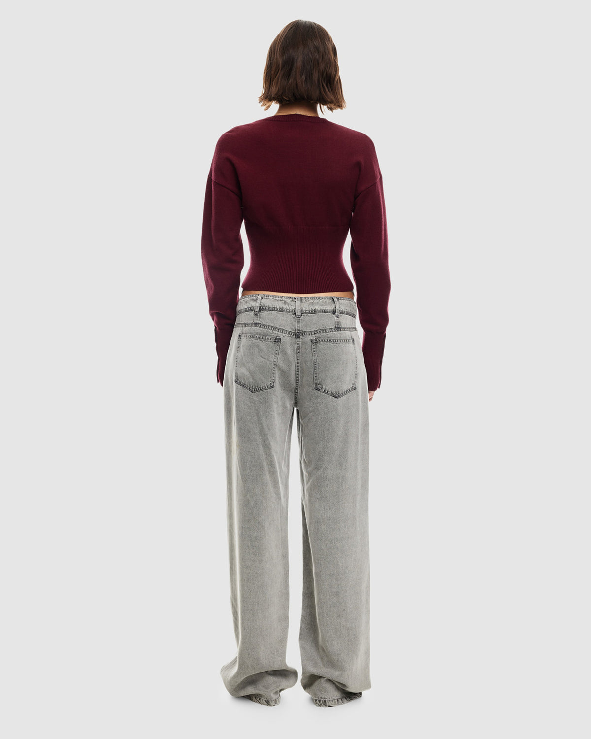 Head In The Clouds Cardigan CHERRY RED