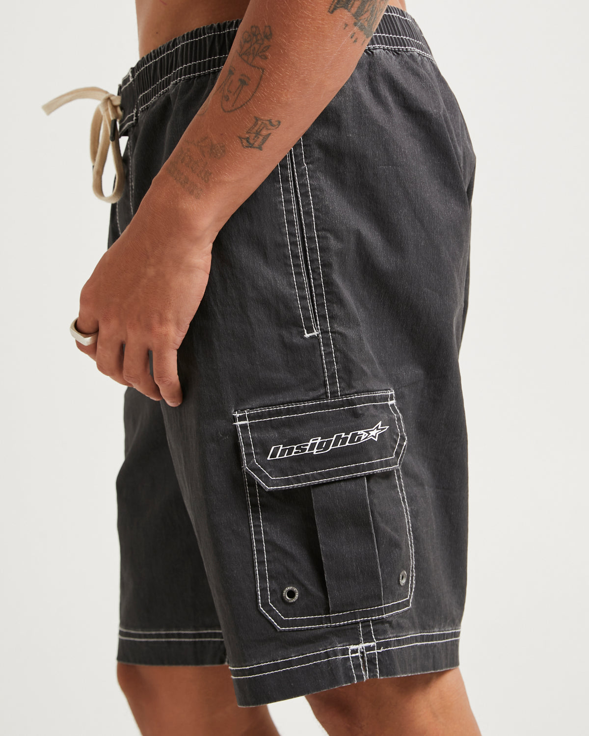 Guided Cargo Boardshort BLACK