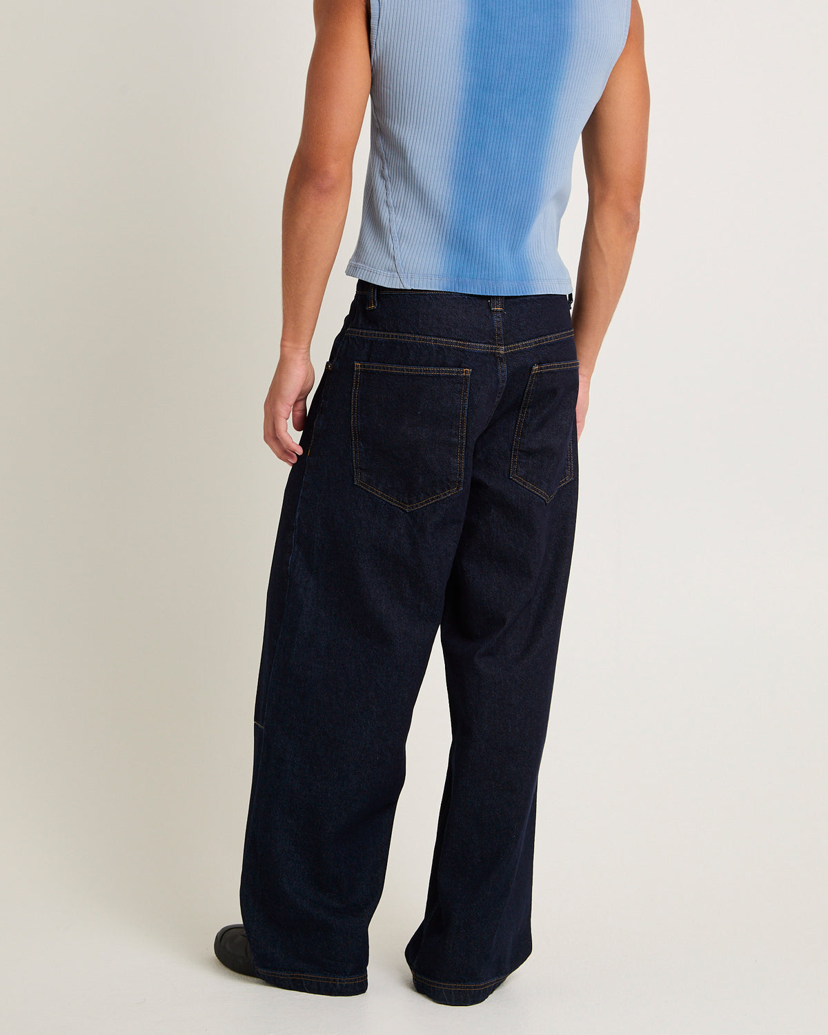 Low Rise Colossus Baggy Denim Jeans DENIM