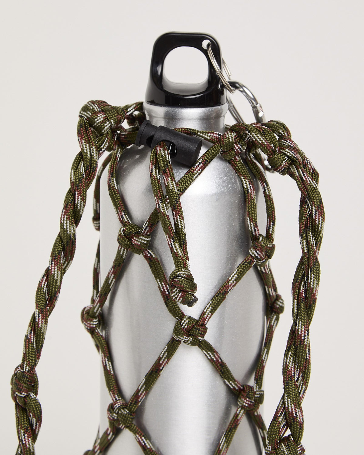 Knitted Bottle Sling GREEN