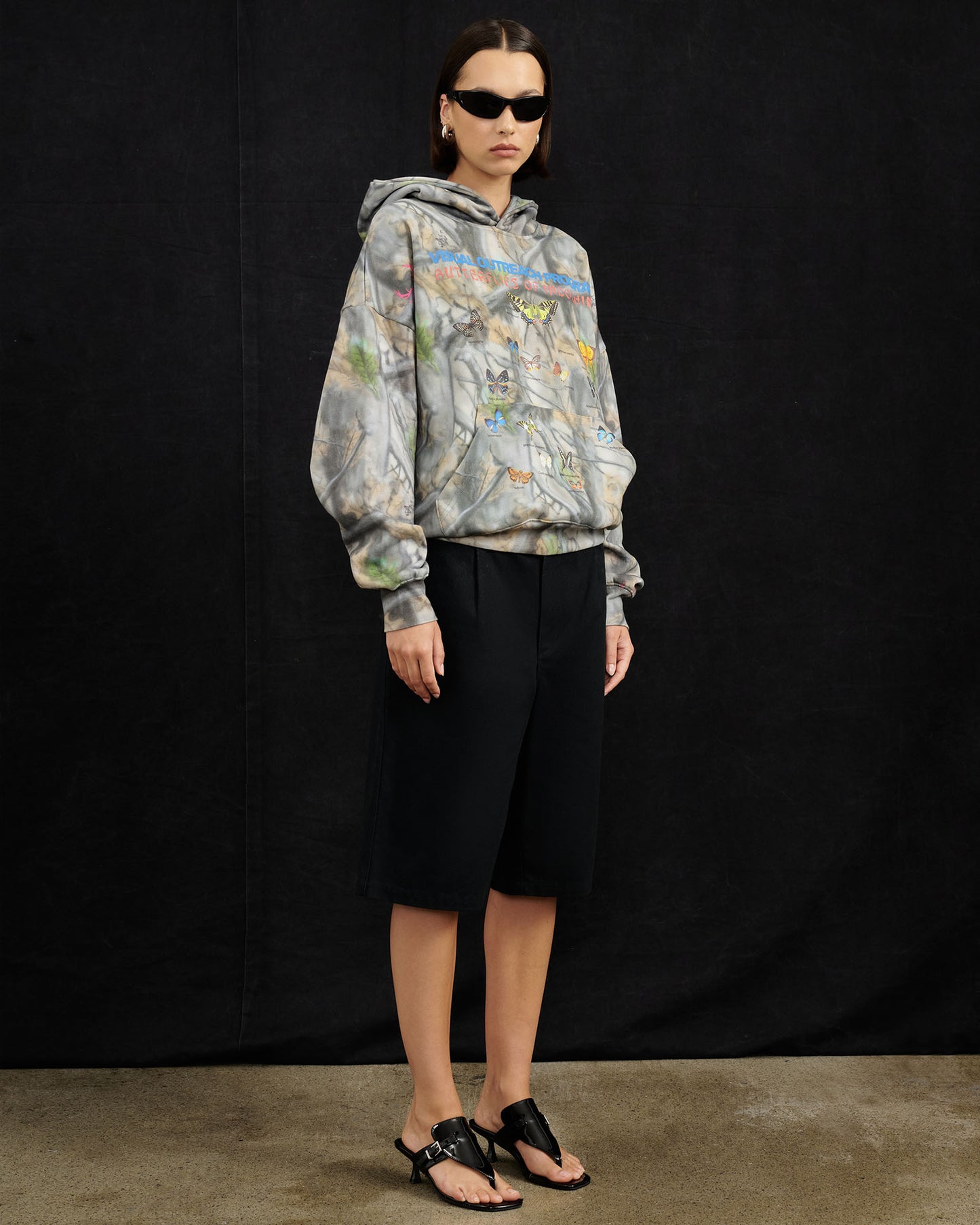 Butterflies Of Indochina Camo Hoodie