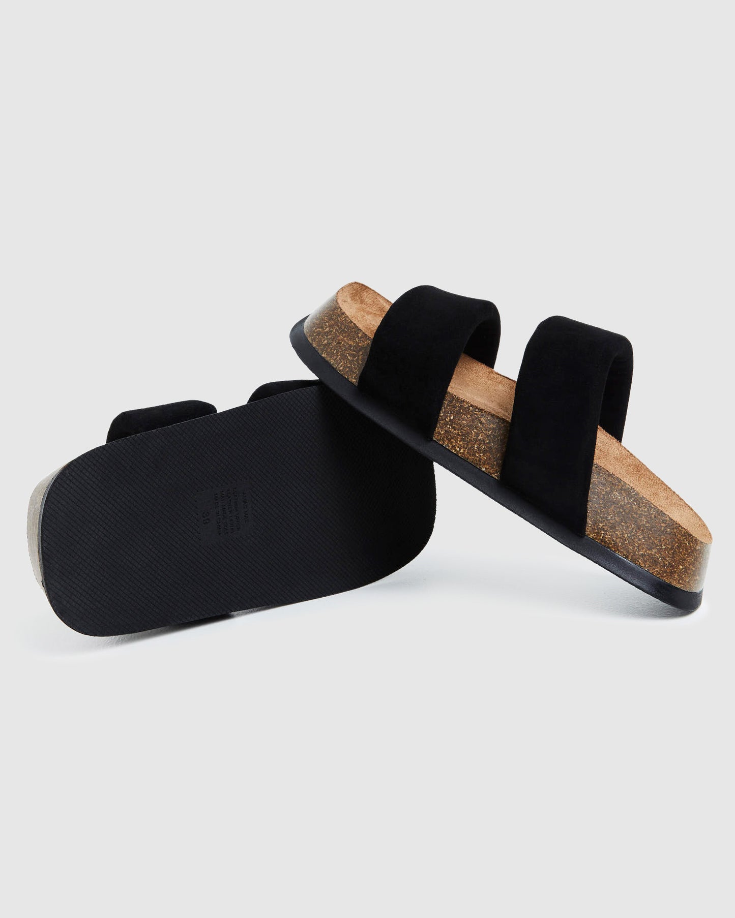 Darcie Sandals Black Suede