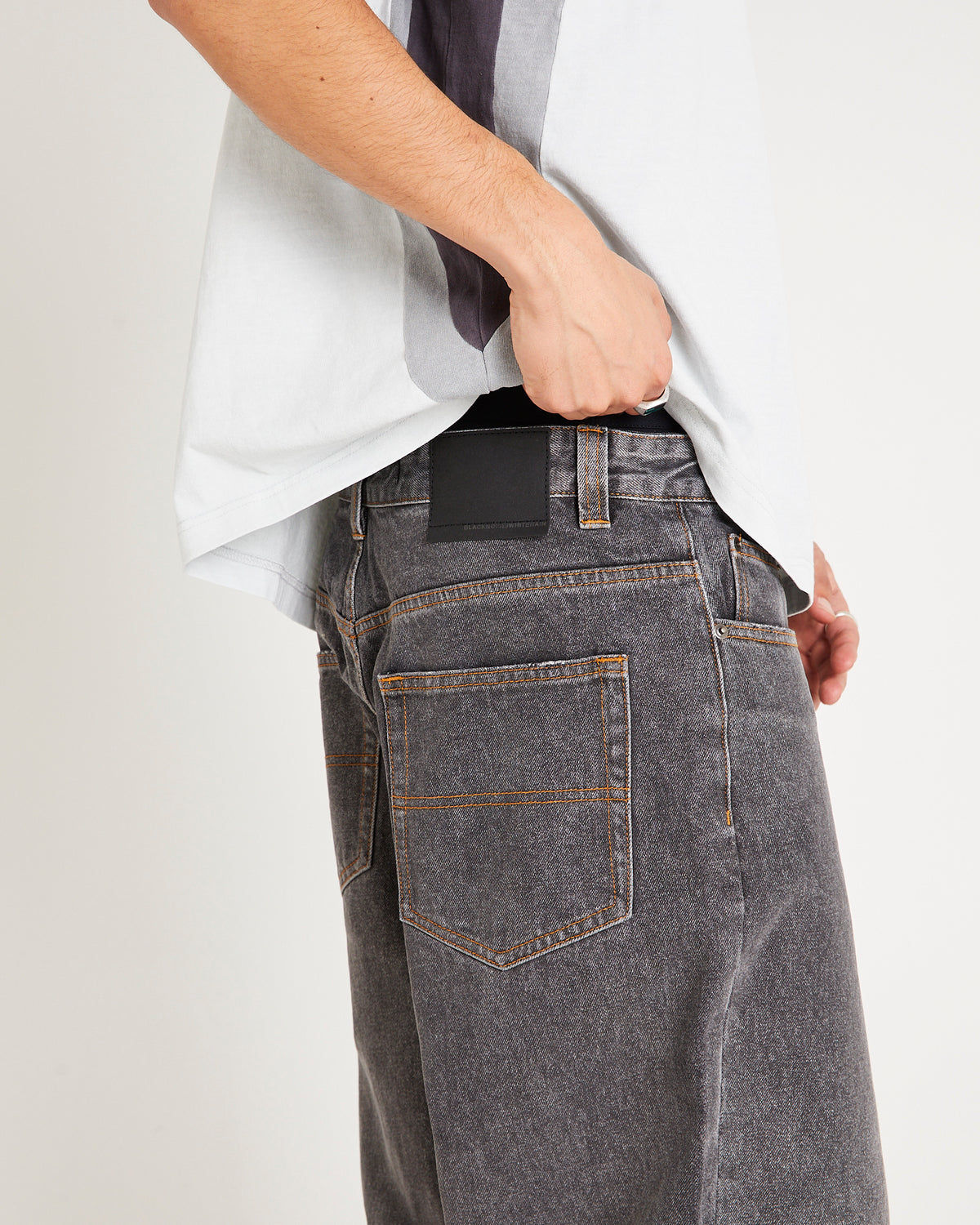 Prism Wide Denim Jeans VINTAGE BLACK