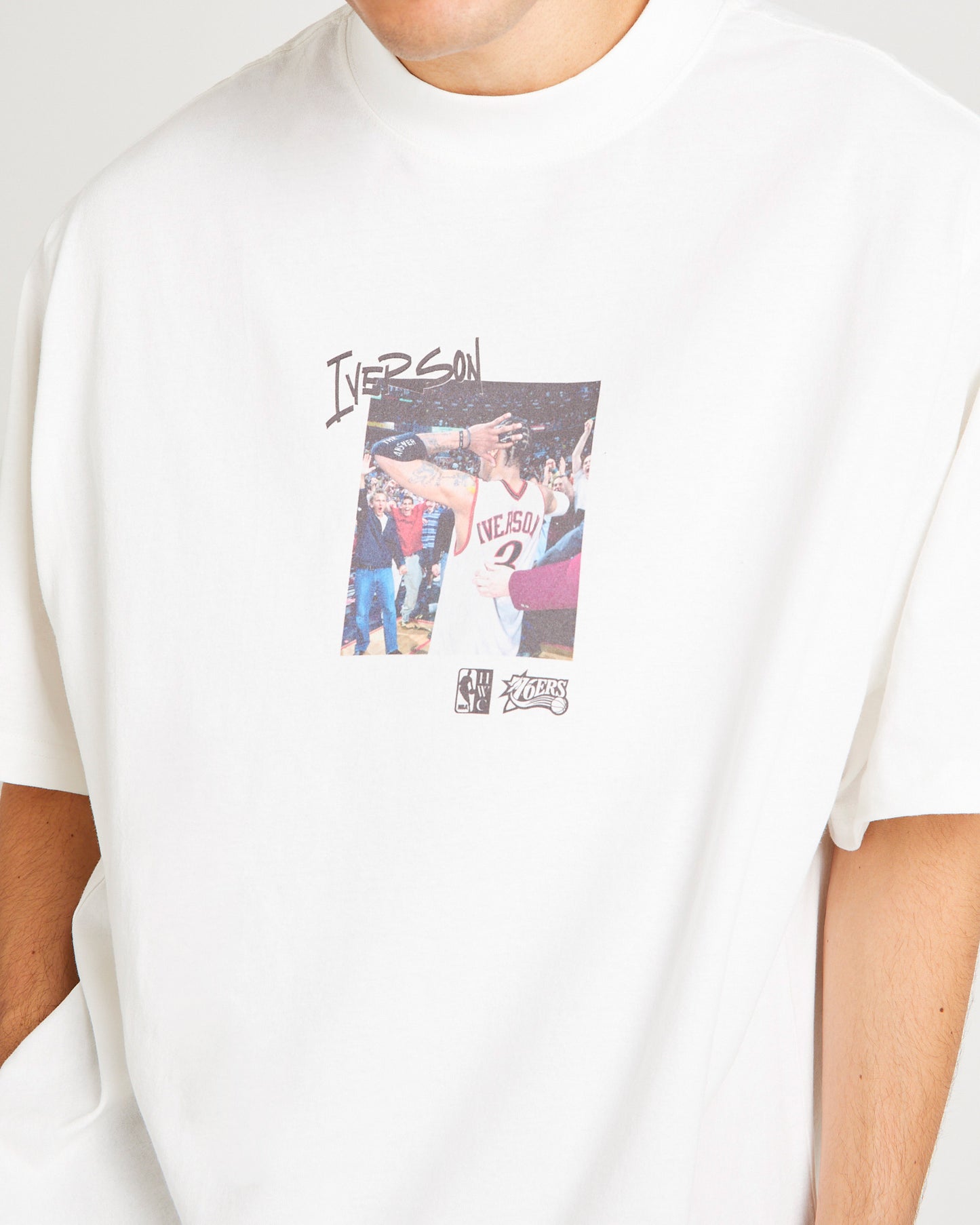 Philadelphia 76ers Allen Iverson Pre & Post Game T-Shirt