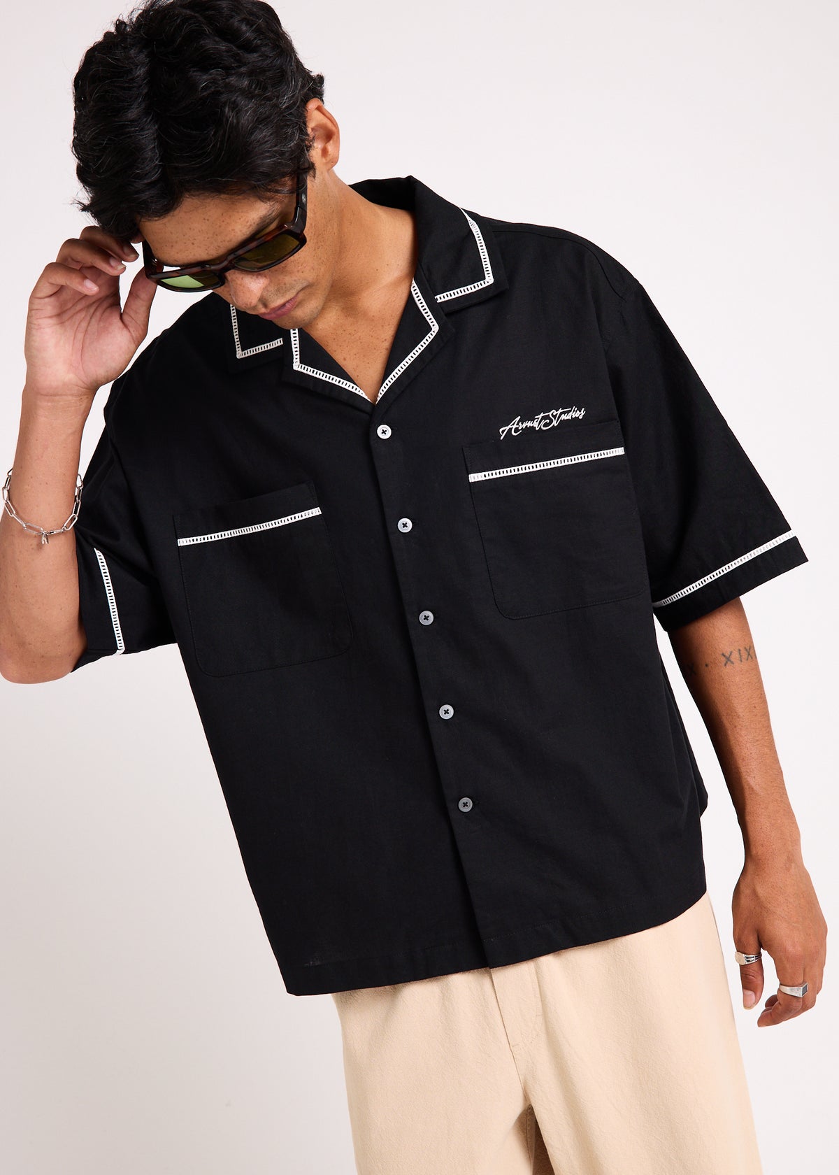 Cast Short Sleeve Shirt BLACK