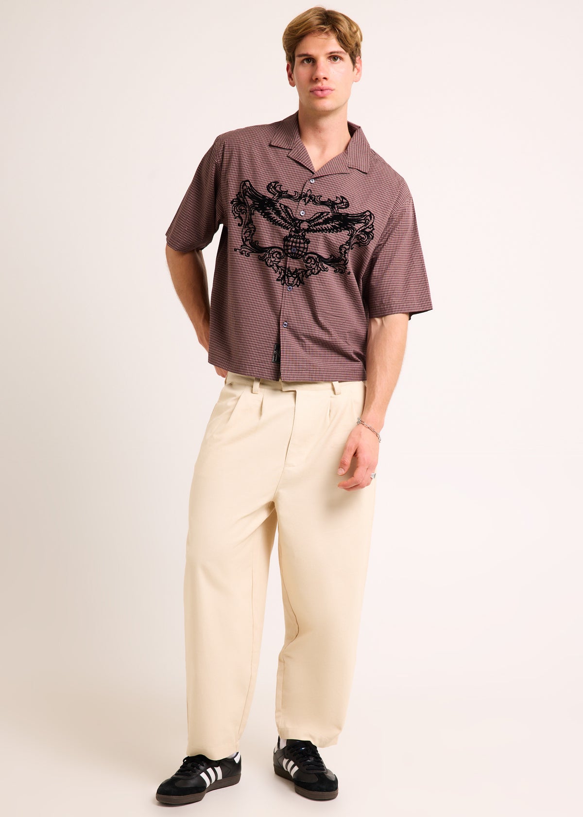 Painter Pleat Pants NATURAL