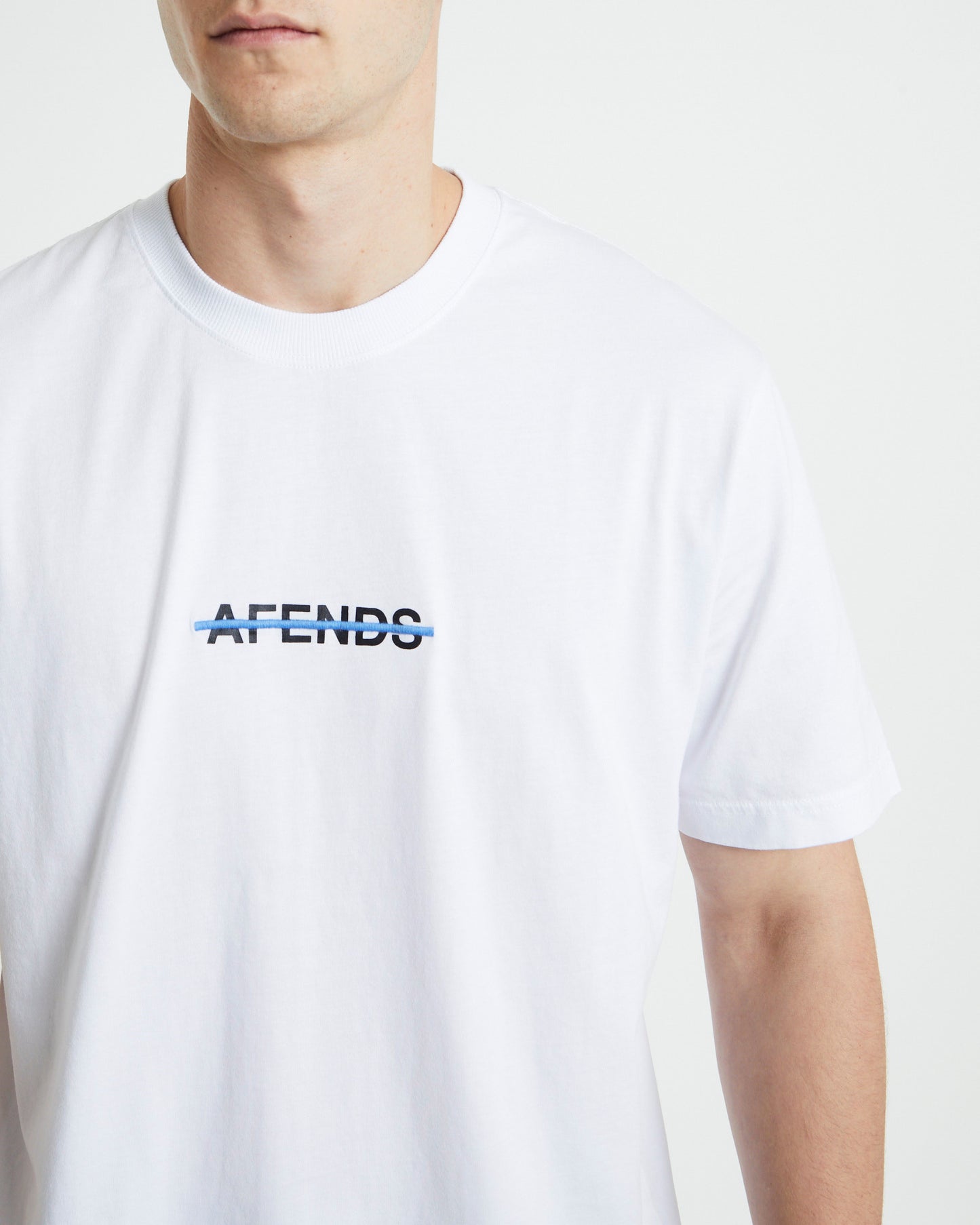 Liquid Recycled Retro Short Sleeve T-Shirt White