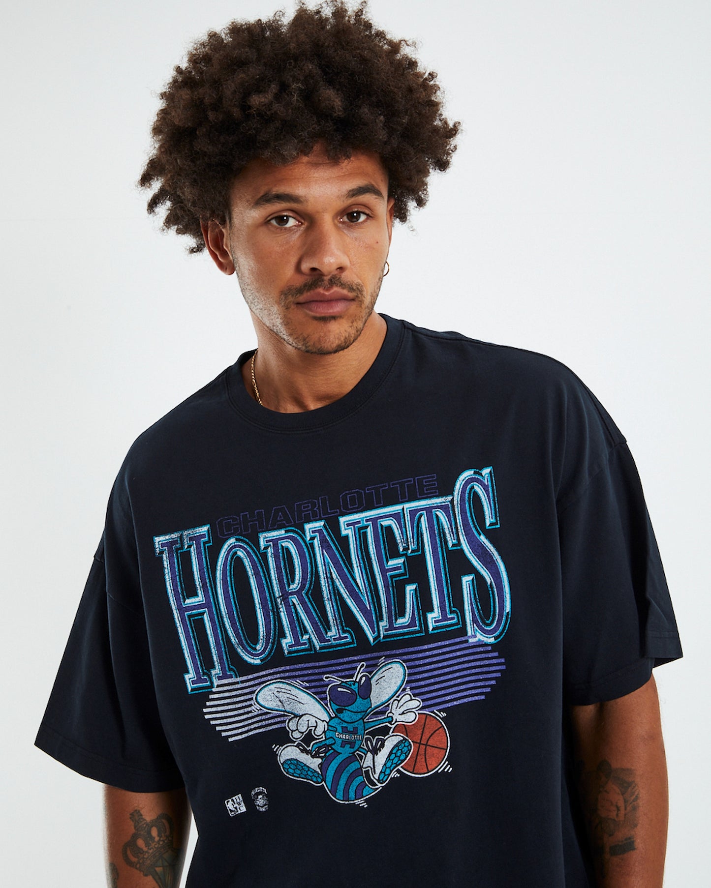 Underscore Charlotte Hornets T-shirt Faded Black