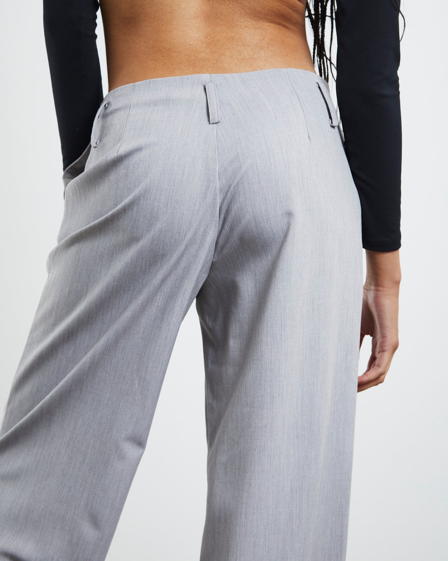 Cartia Low Rise Volume Pants Grey