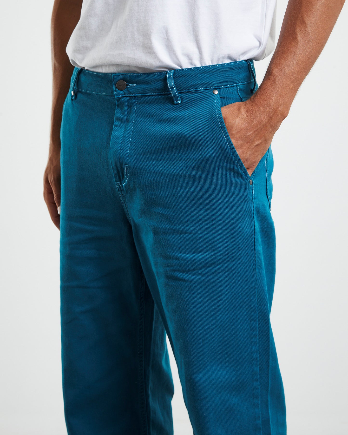 Pablo Loose Pants Azure Blue