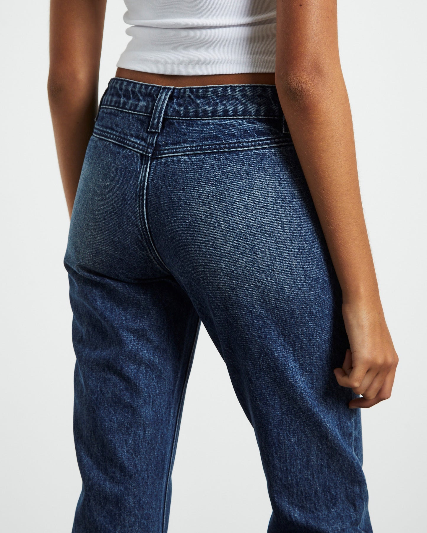 Tatiana Low Bootcut Jeans Vintage Tint Blue
