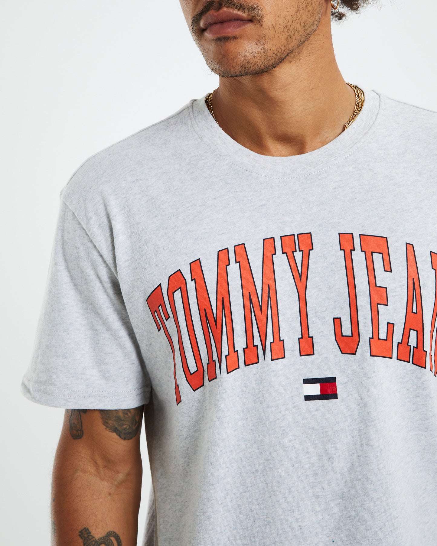 TJM Classic Collegiate T-Shirt Silver Grey