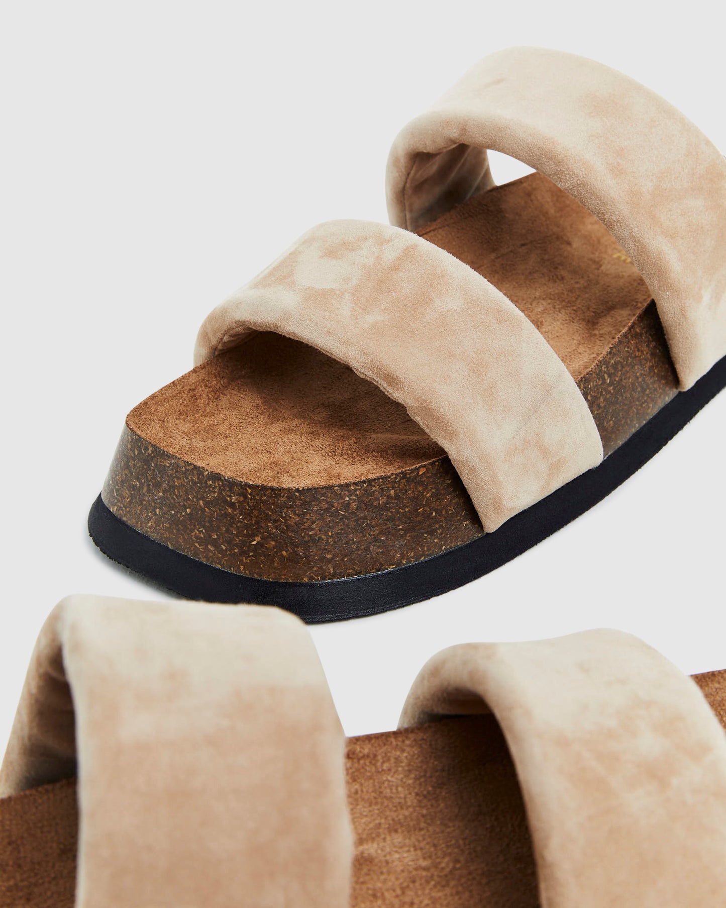 Darcie Sandals Natural Suede