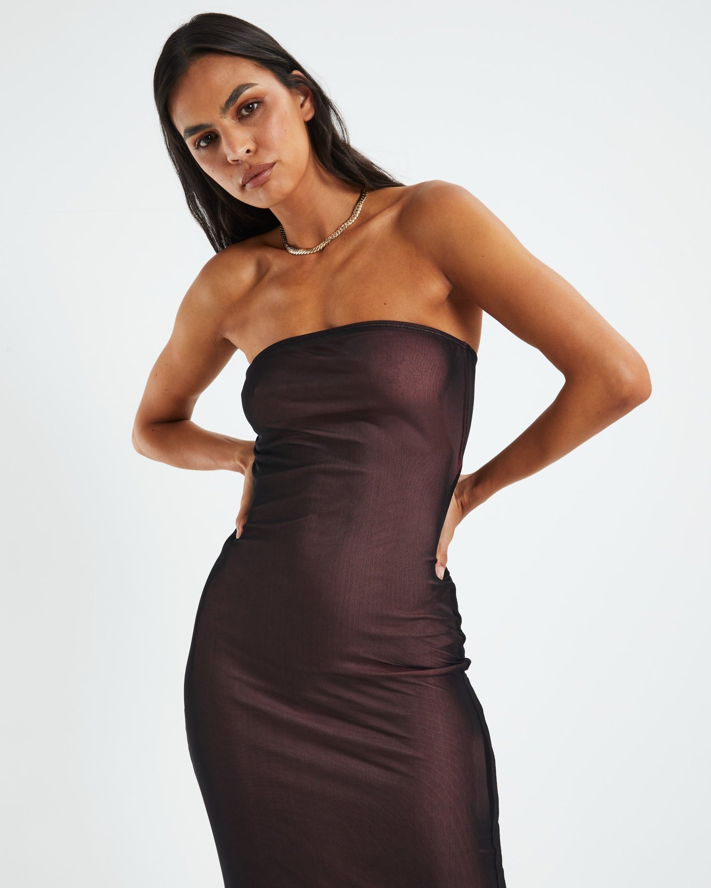 Rosbandi Dress Black/Pink